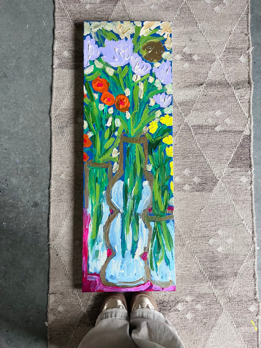“Make Your Whole Life About Love” original painting on gallery wrapped canvas.