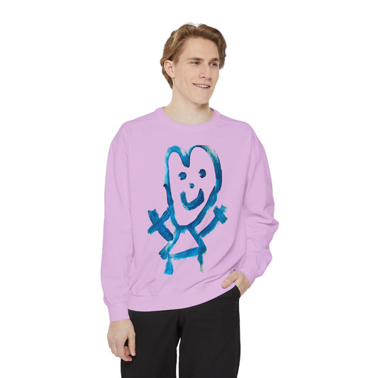 Shep's Smiley Guy Unisex Garment-Dyed Sweatshirt