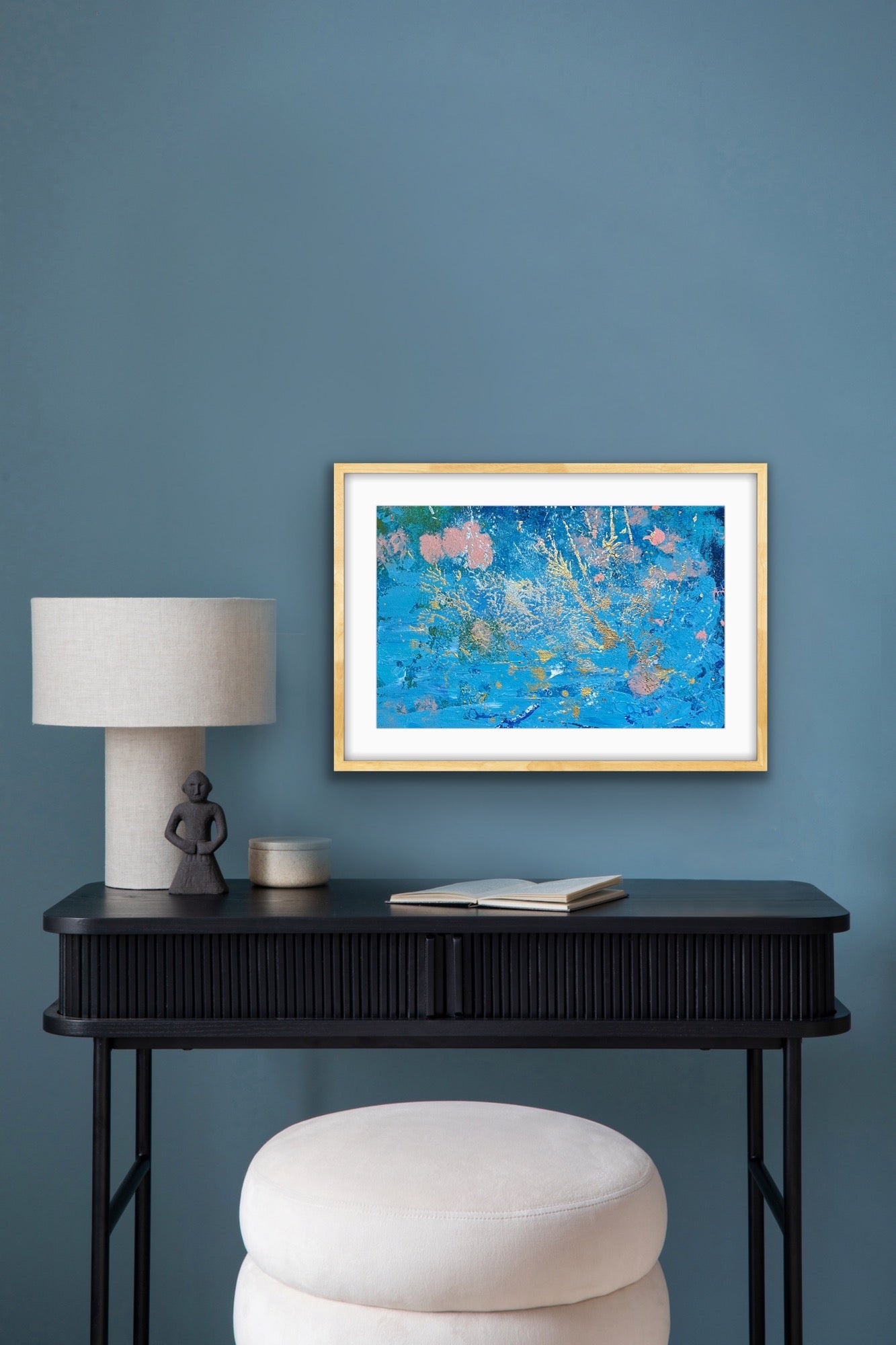 “Dive Right In” original painting on paper