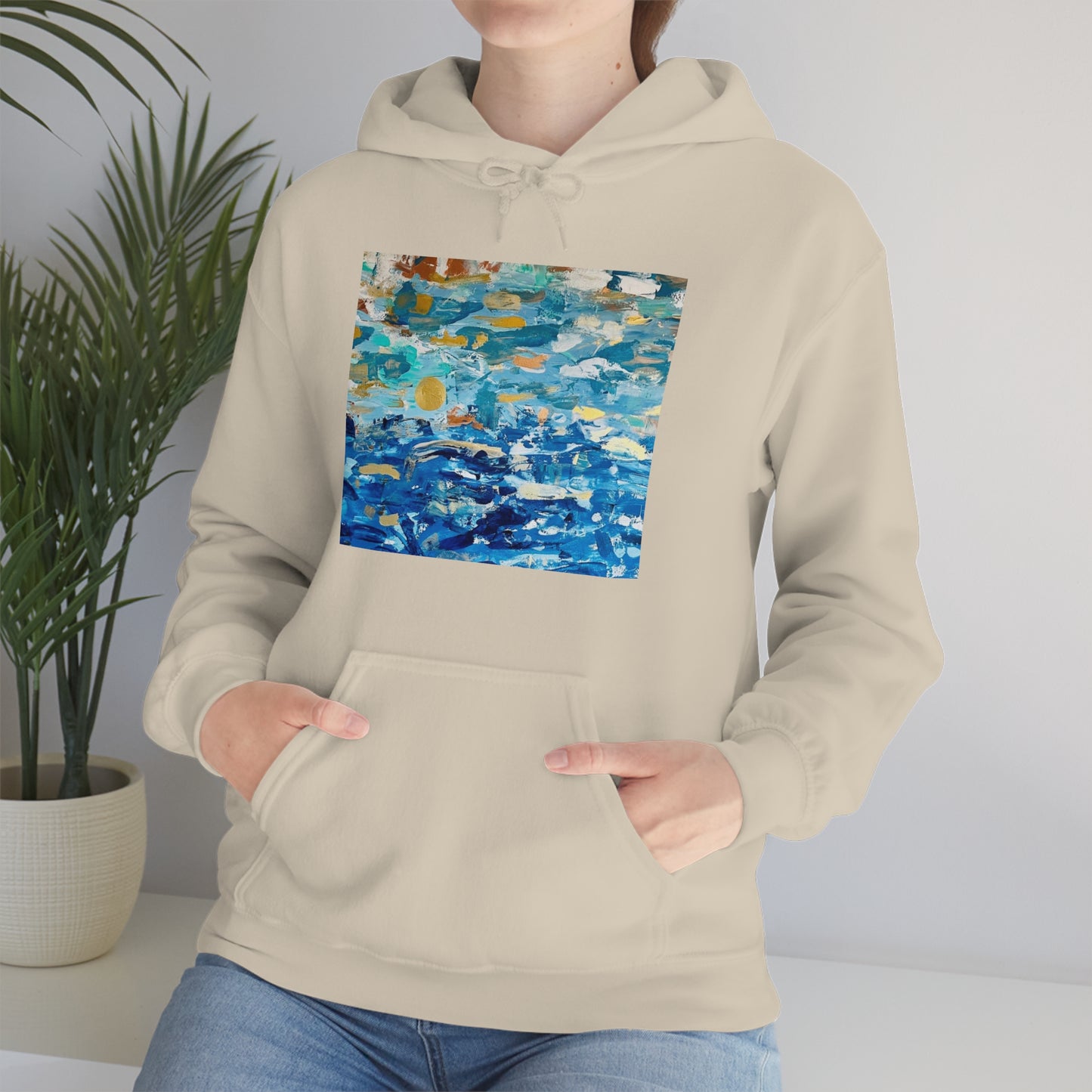 "Blue World" Unisex Heavy Blend Hooded Sweatshirt