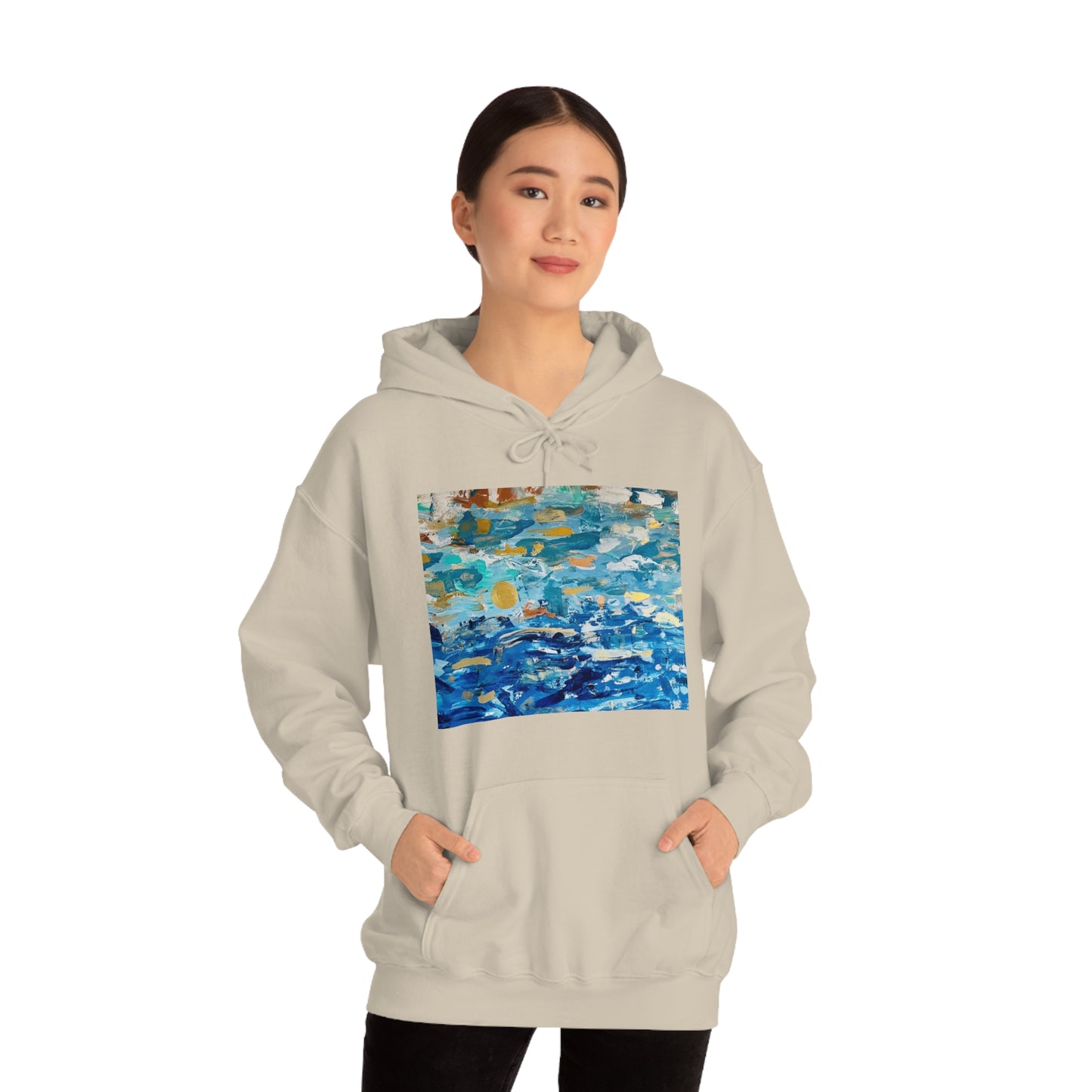 "Blue World" Unisex Heavy Blend Hooded Sweatshirt