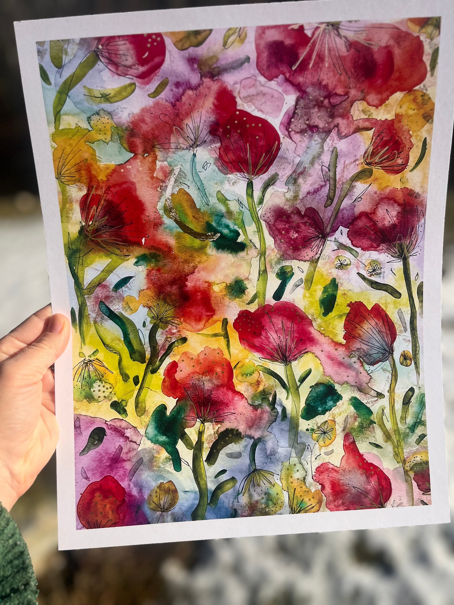 The Love Movement fine art PRINT of original painting