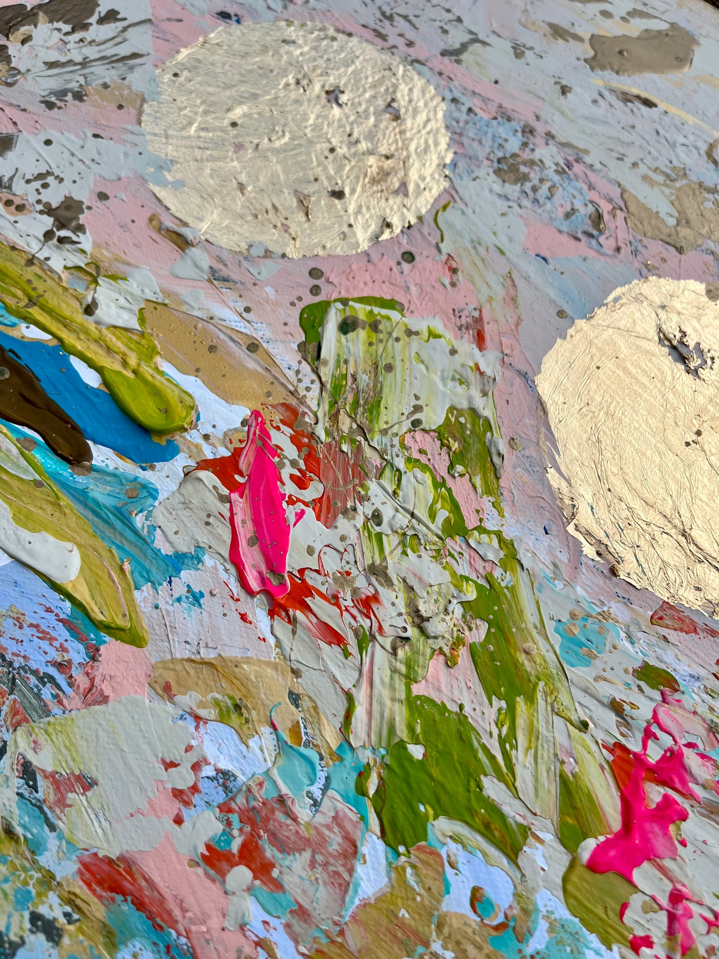 “Expanded Consciousness” Original Painting on canvas with gold leaf