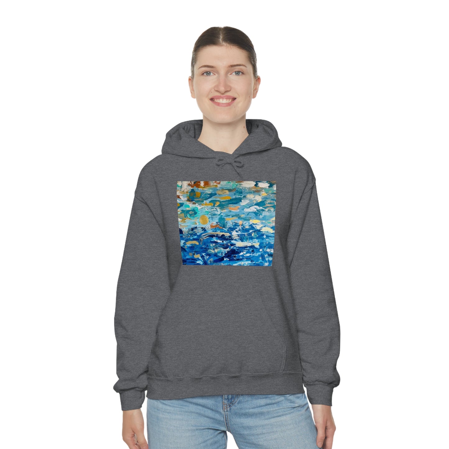 "Blue World" Unisex Heavy Blend Hooded Sweatshirt