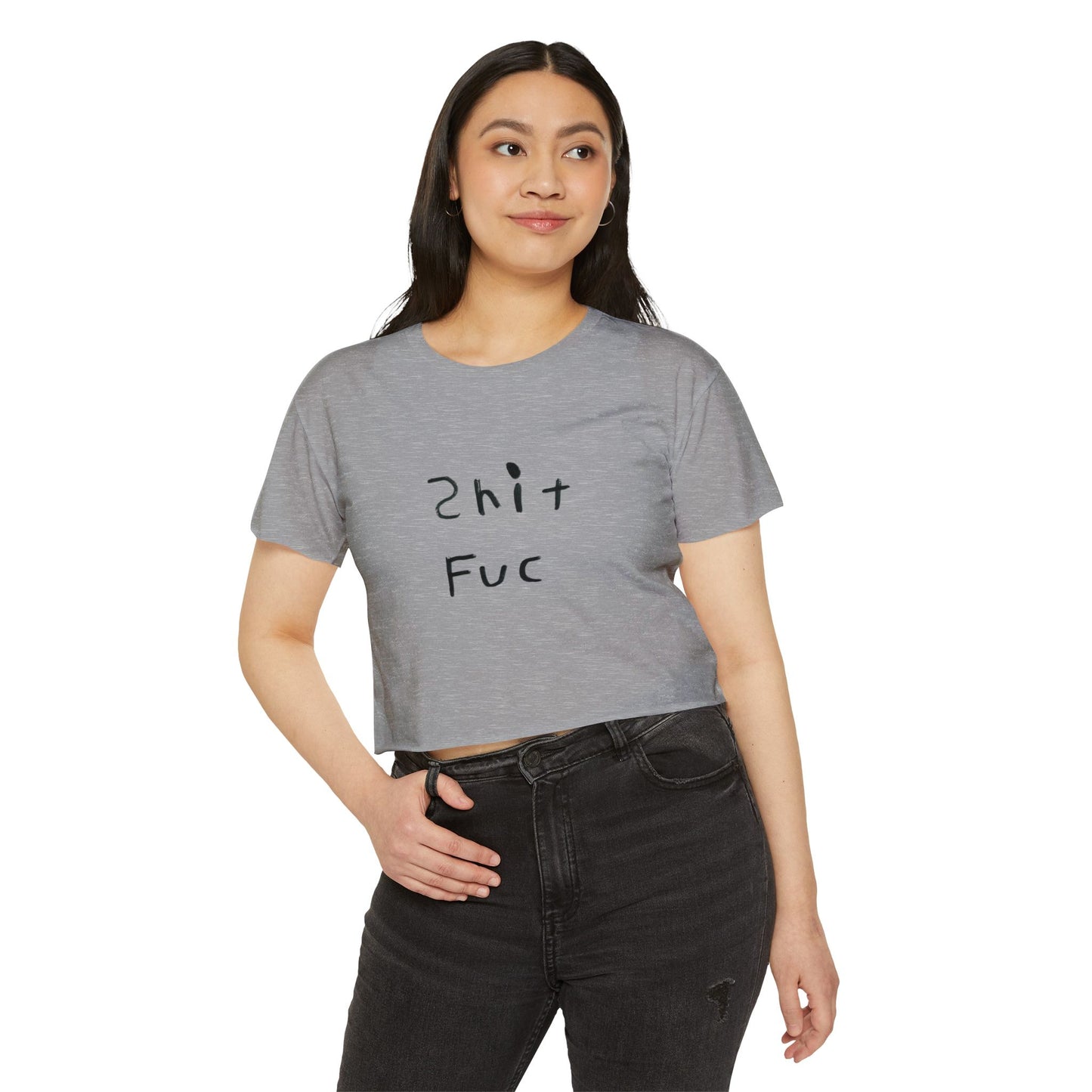 Shit Fuc Women's Festival Crop Top