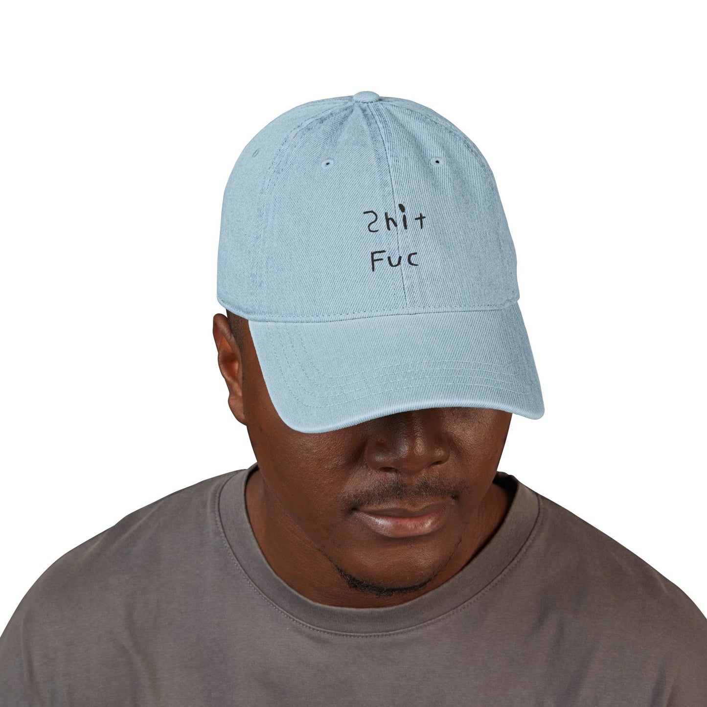 Shep's Shit Fuc Denim Hat (Embroidery)