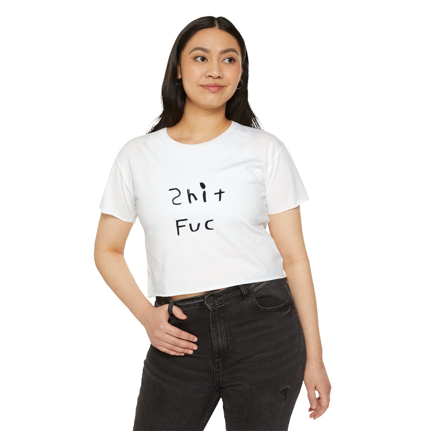 Shit Fuc Women's Festival Crop Top