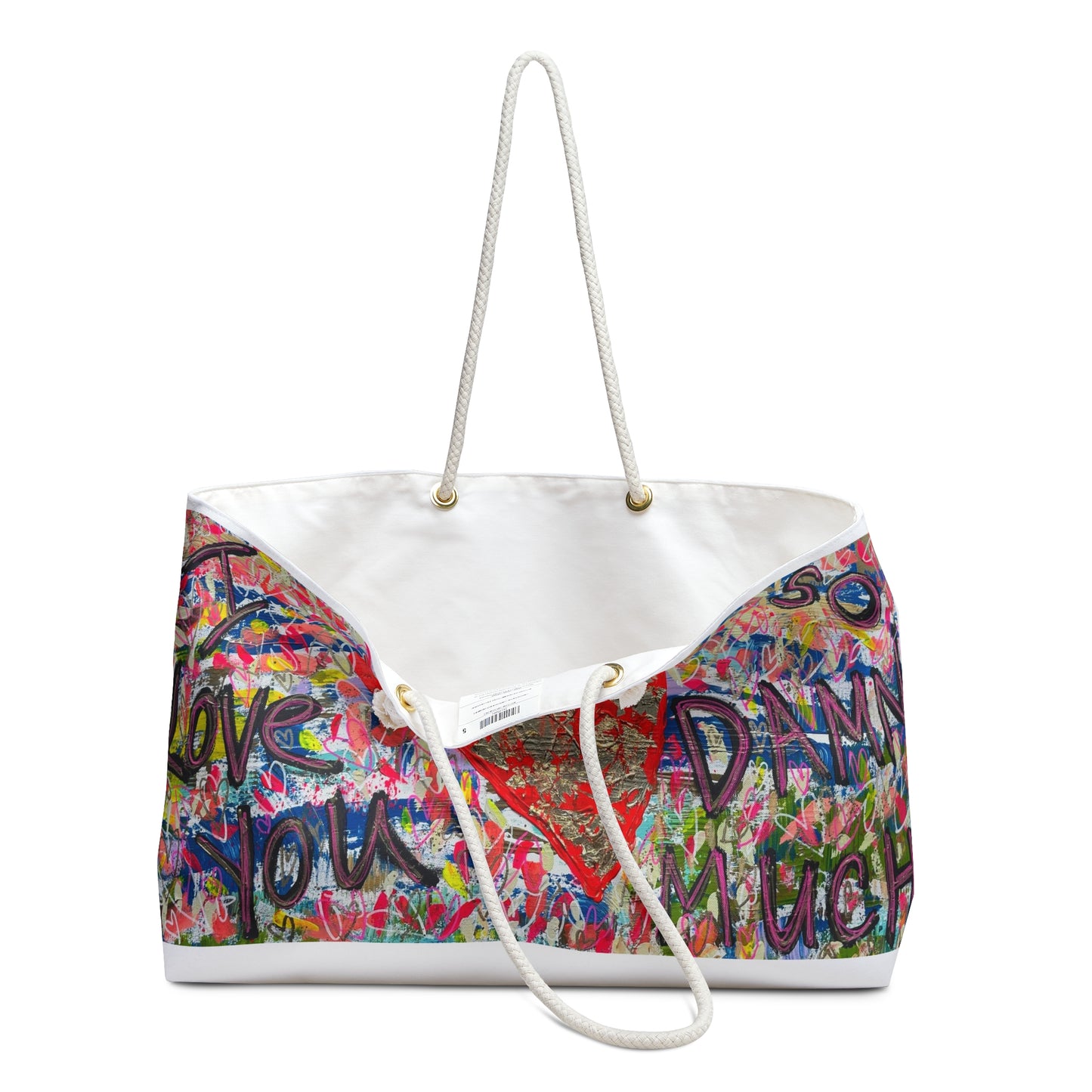 I LOVE YOU SO DAMN MUCH Weekender Bag