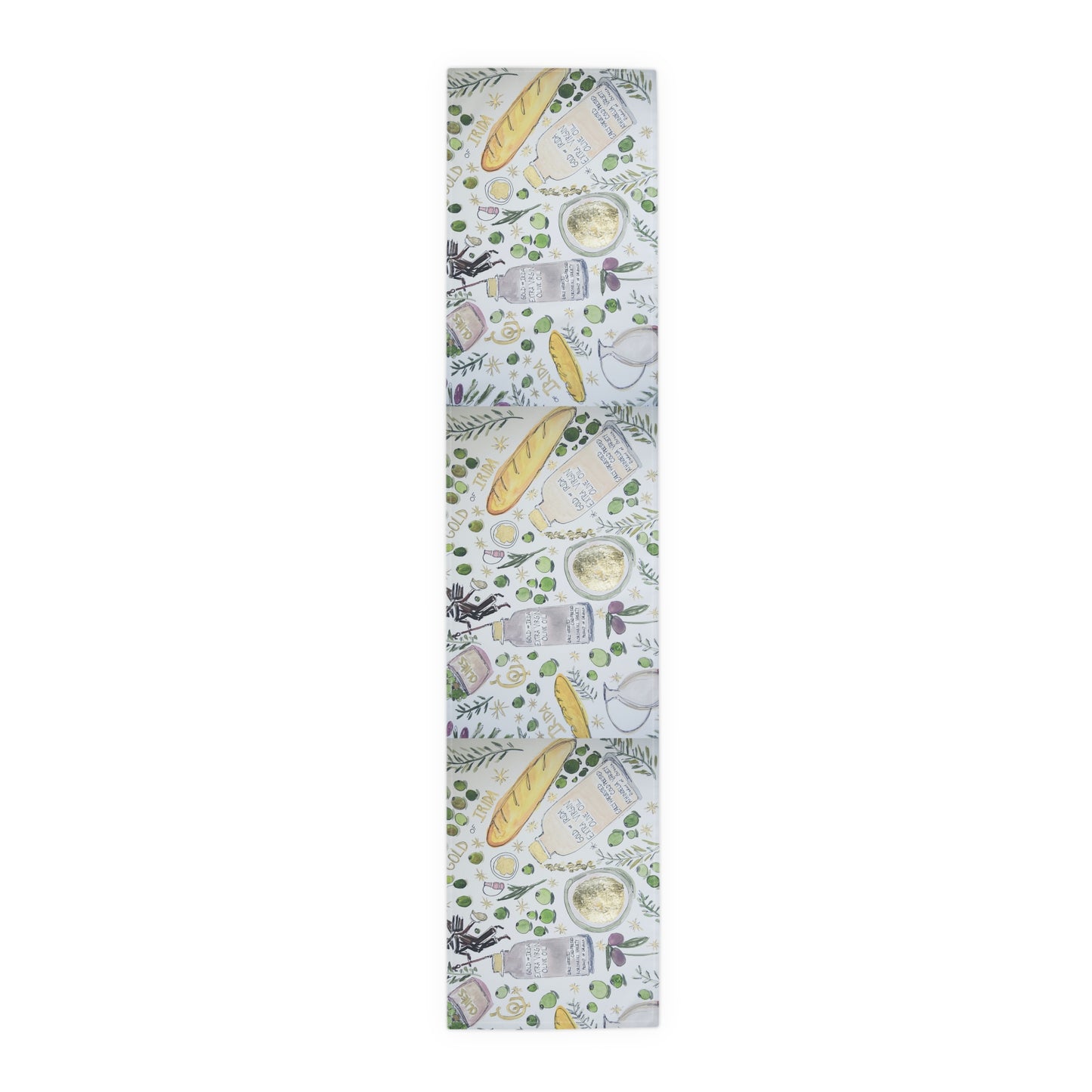 "Gold of Irida" inspired Full Table Runner (Cotton, Poly)