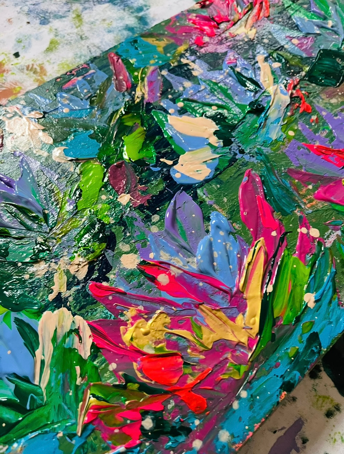 “Gather” Original painting on gallery wrapped canvas