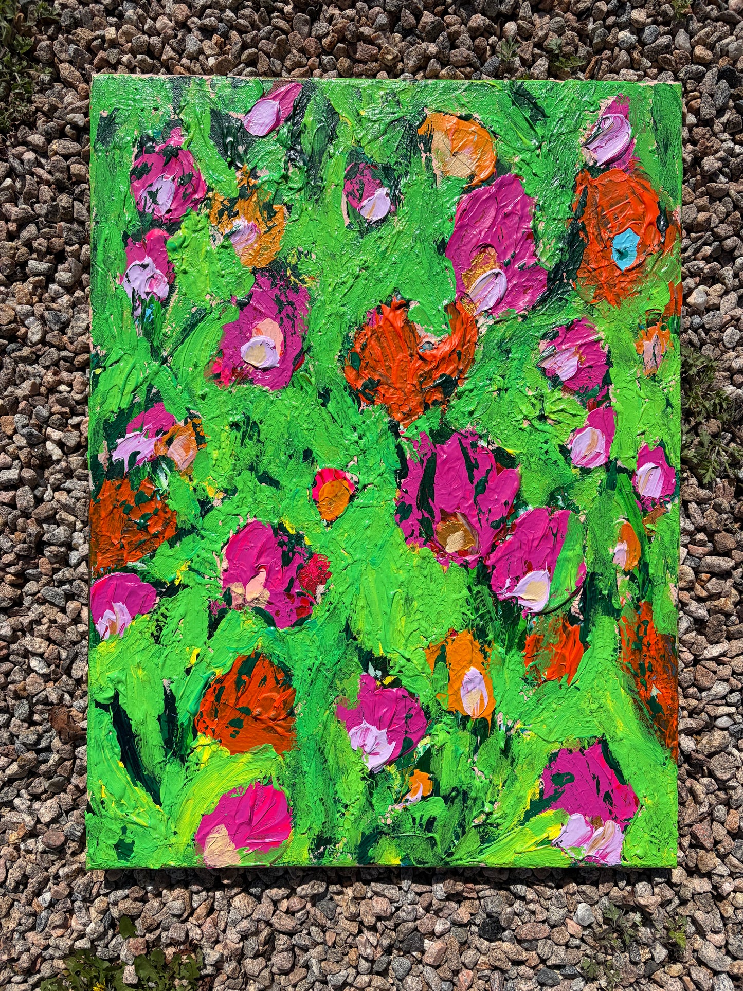 “Flower Dance” Original Painting on canvas