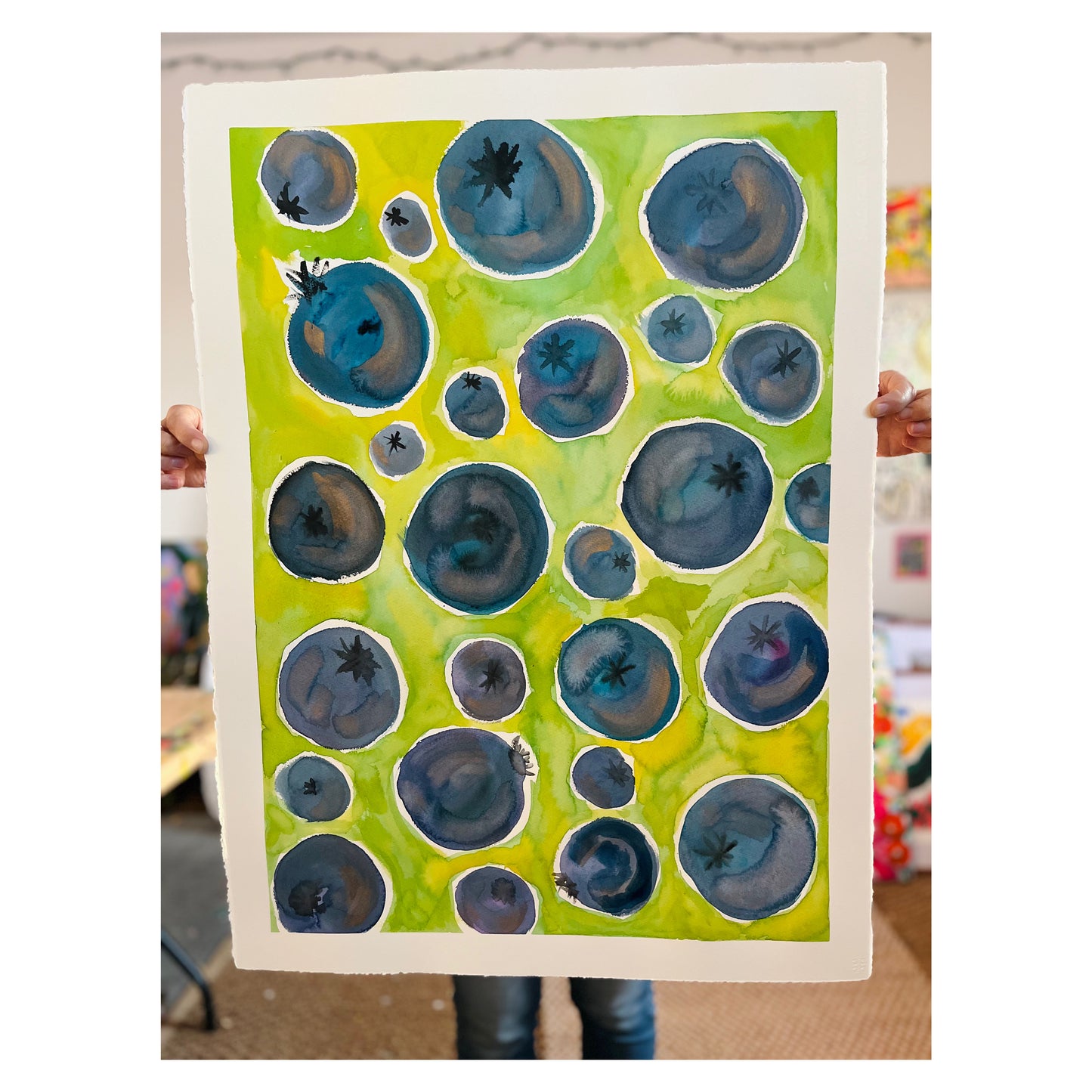 “Larger than Life” original watercolor on paper