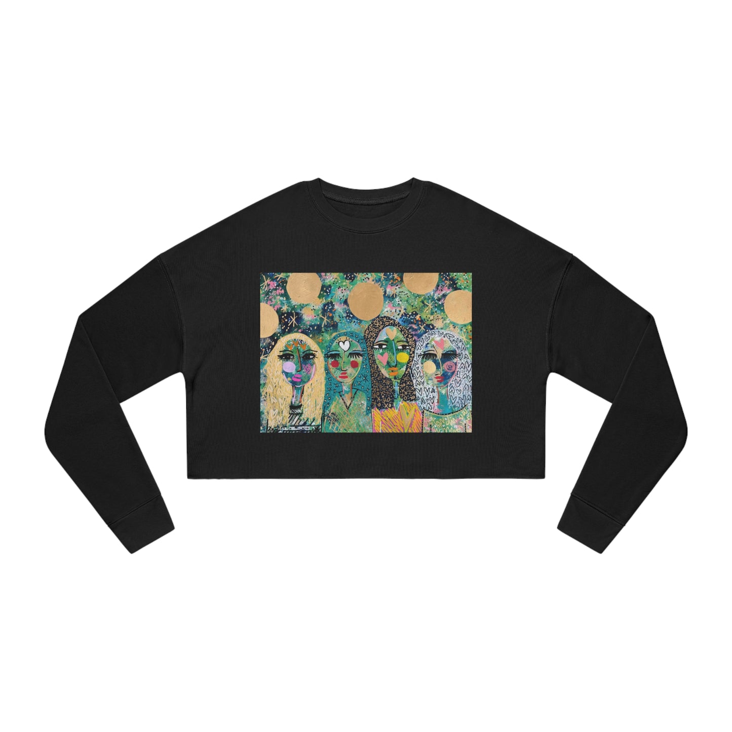 "THE WITCHES" Women's Cropped Sweatshirt