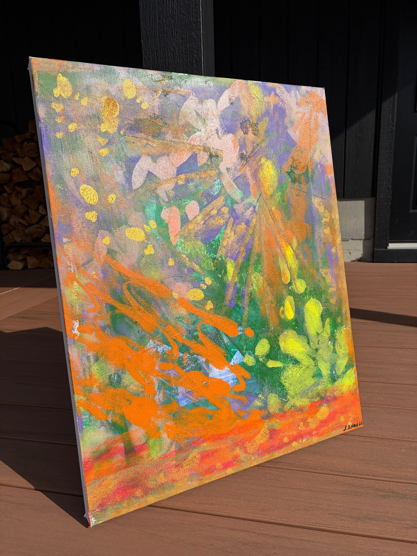 “HEARTBURST” Original Painting on canvas
