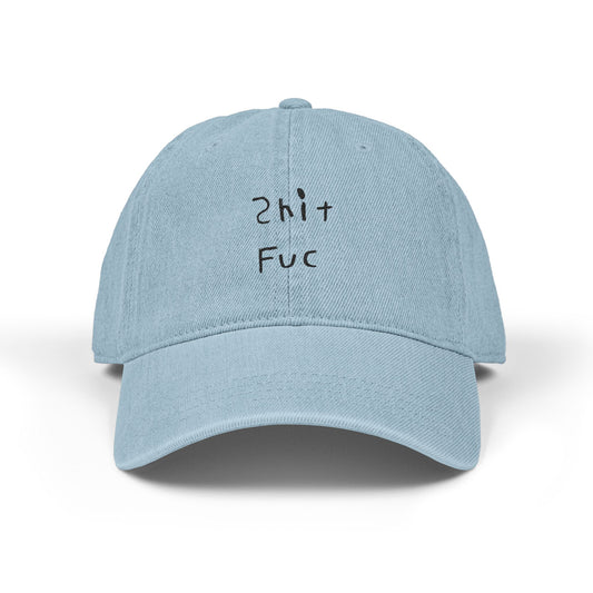 Shep's Shit Fuc Denim Hat (Embroidery)