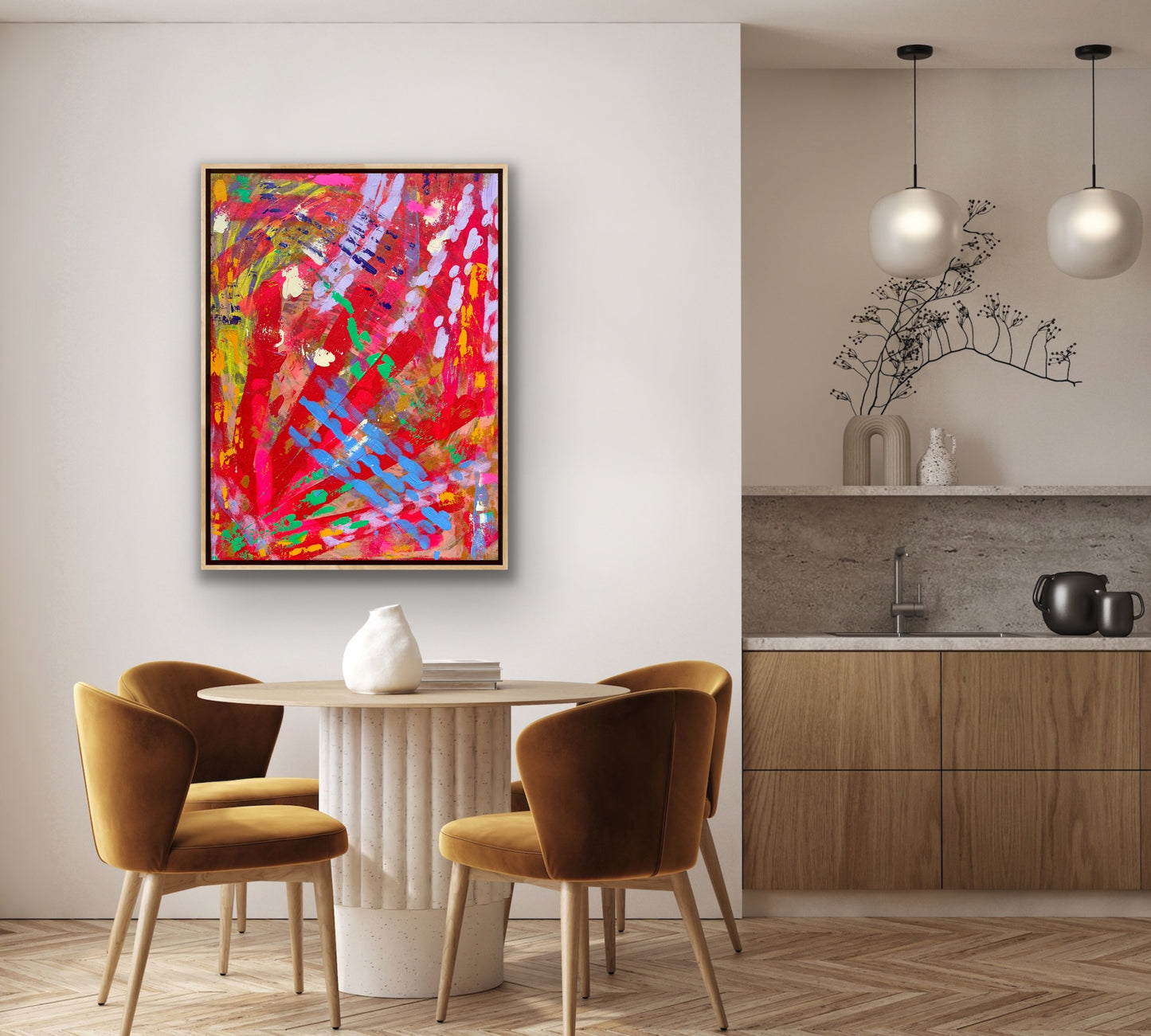 “There is Magic Here” original painting on gallery wrapped canvas