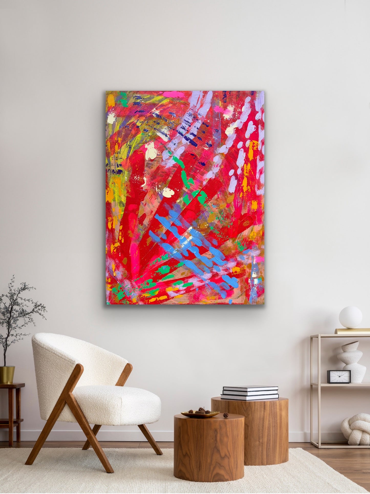 “There is Magic Here” original painting on gallery wrapped canvas