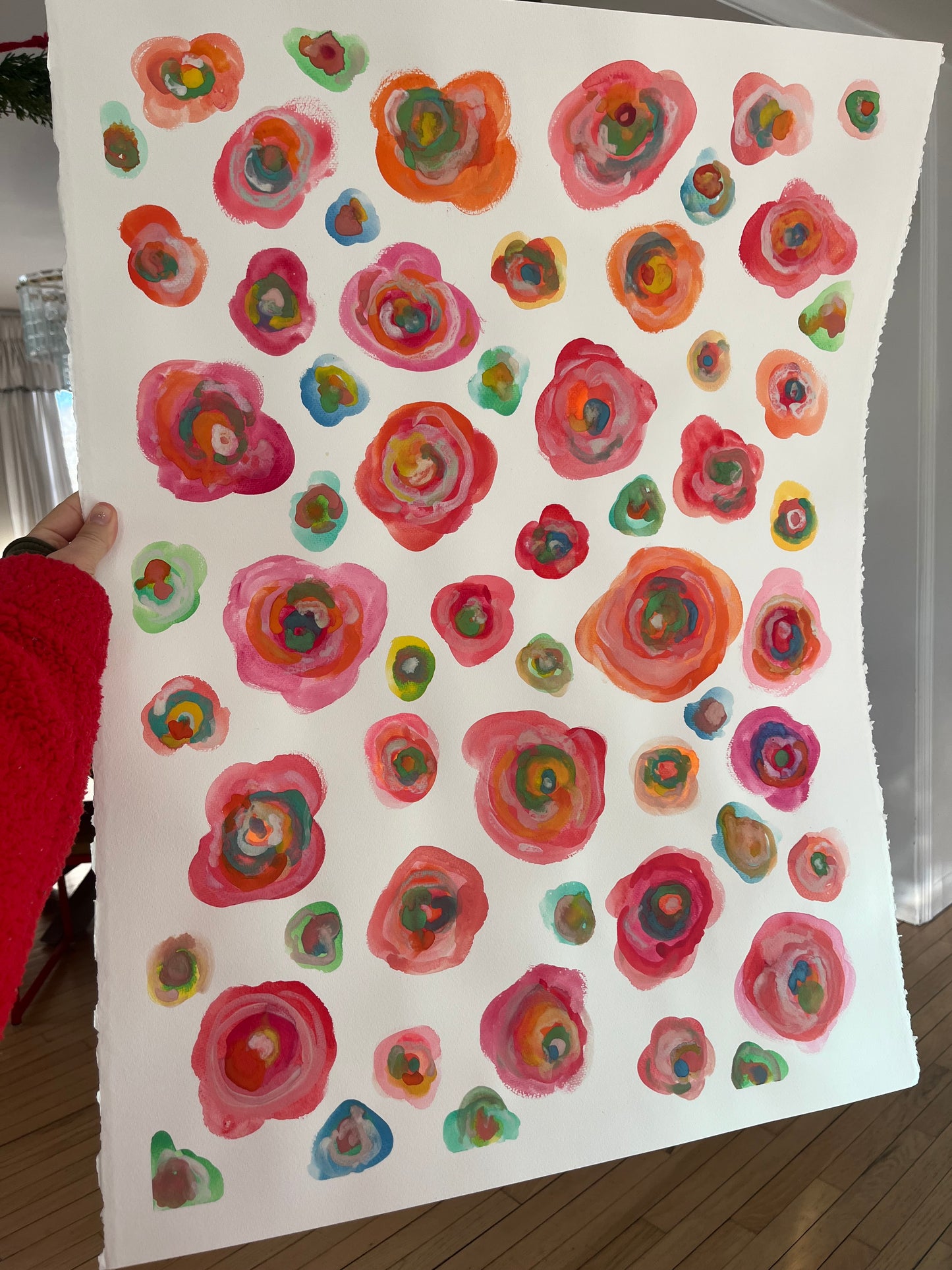 “Winter Dreams of Spring” original painting on paper