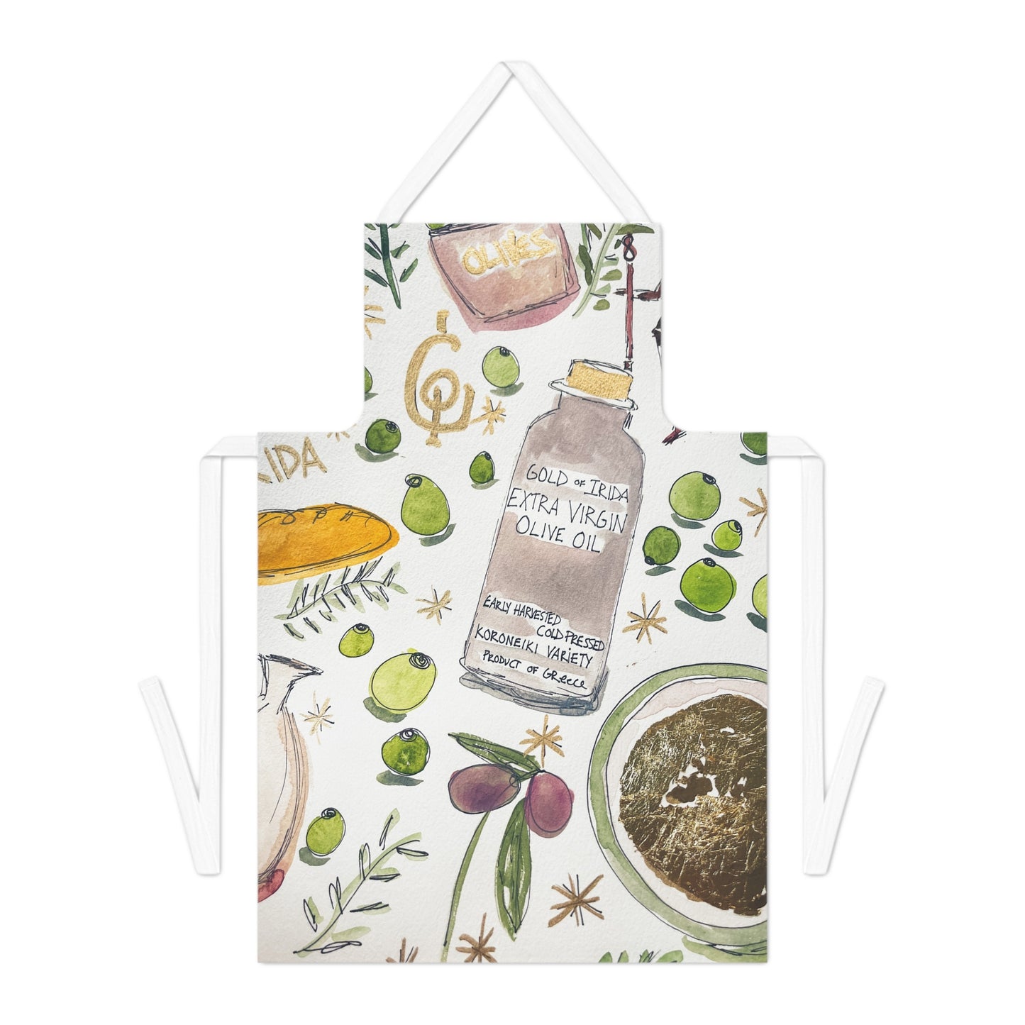 Gold of Irida Kitchen Apron