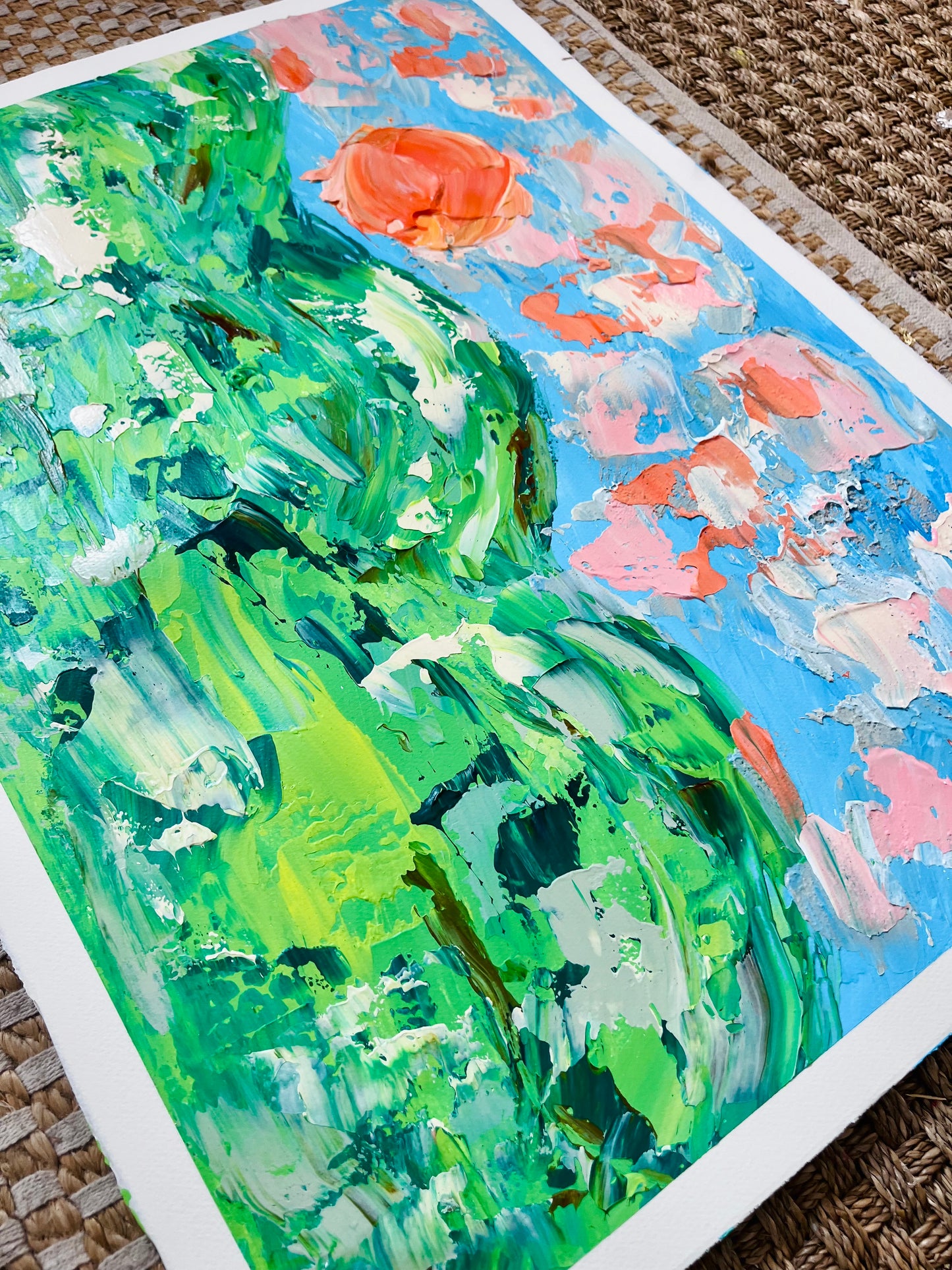 “Hold the Faith” original painting on paper (unframed)