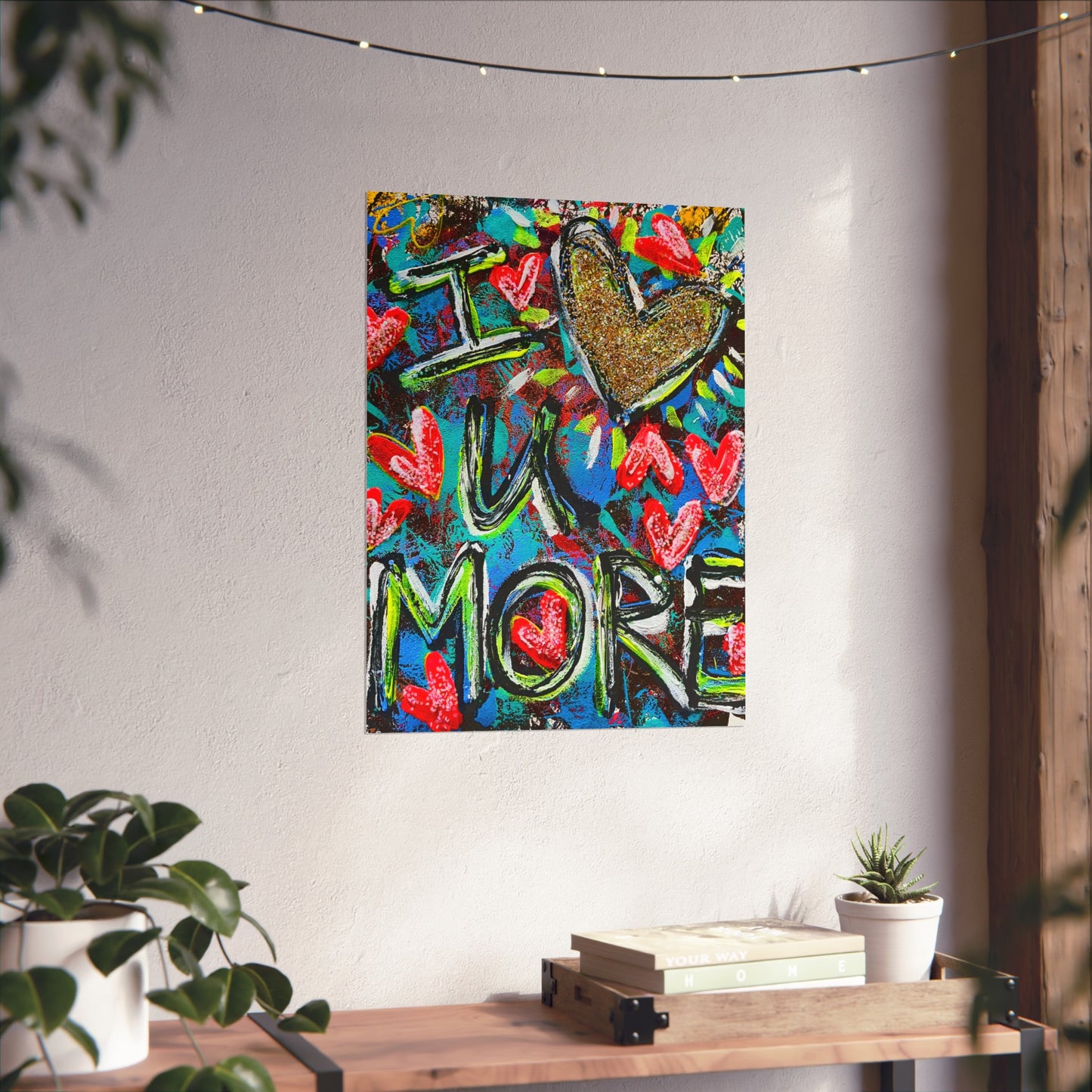 I love you more II Fine Art Poster