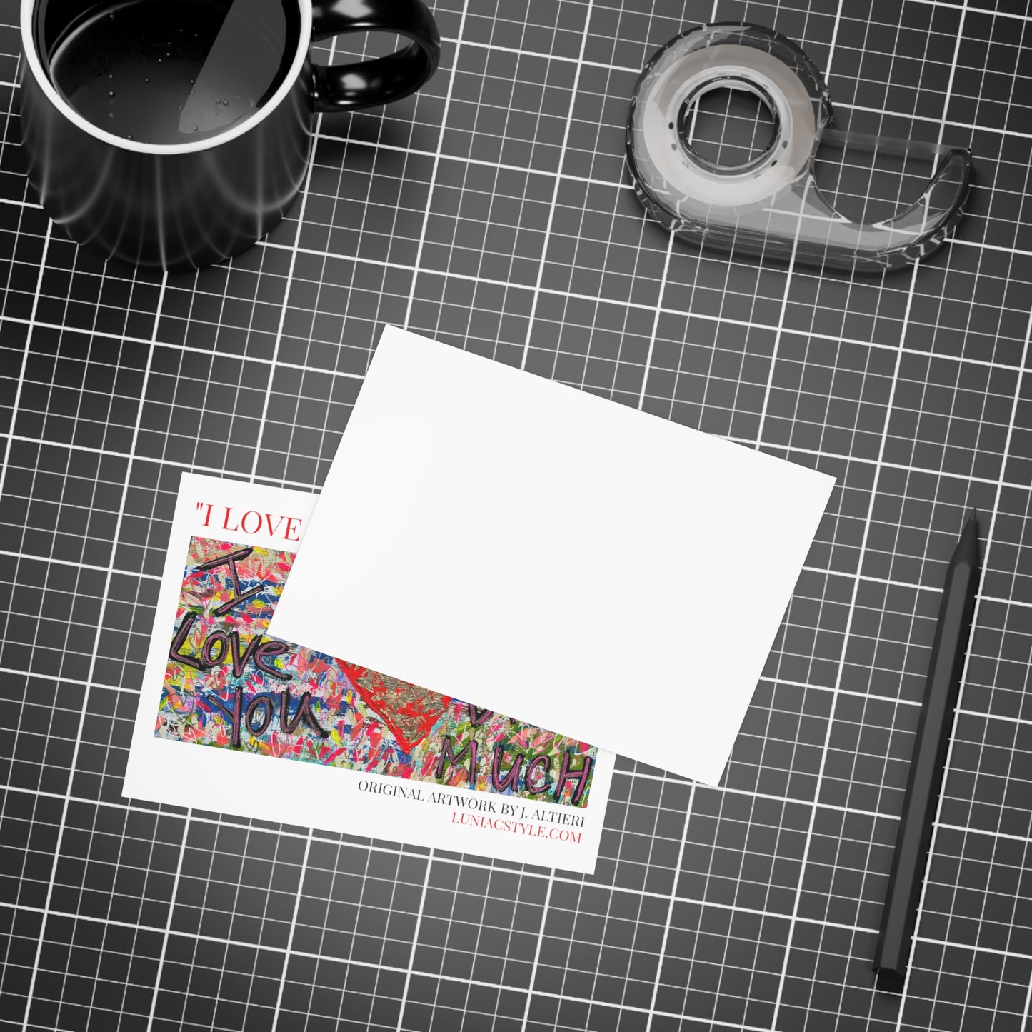 "I LOVE YOU SO DAMN MUCH" Postcard Bundle (envelopes included)