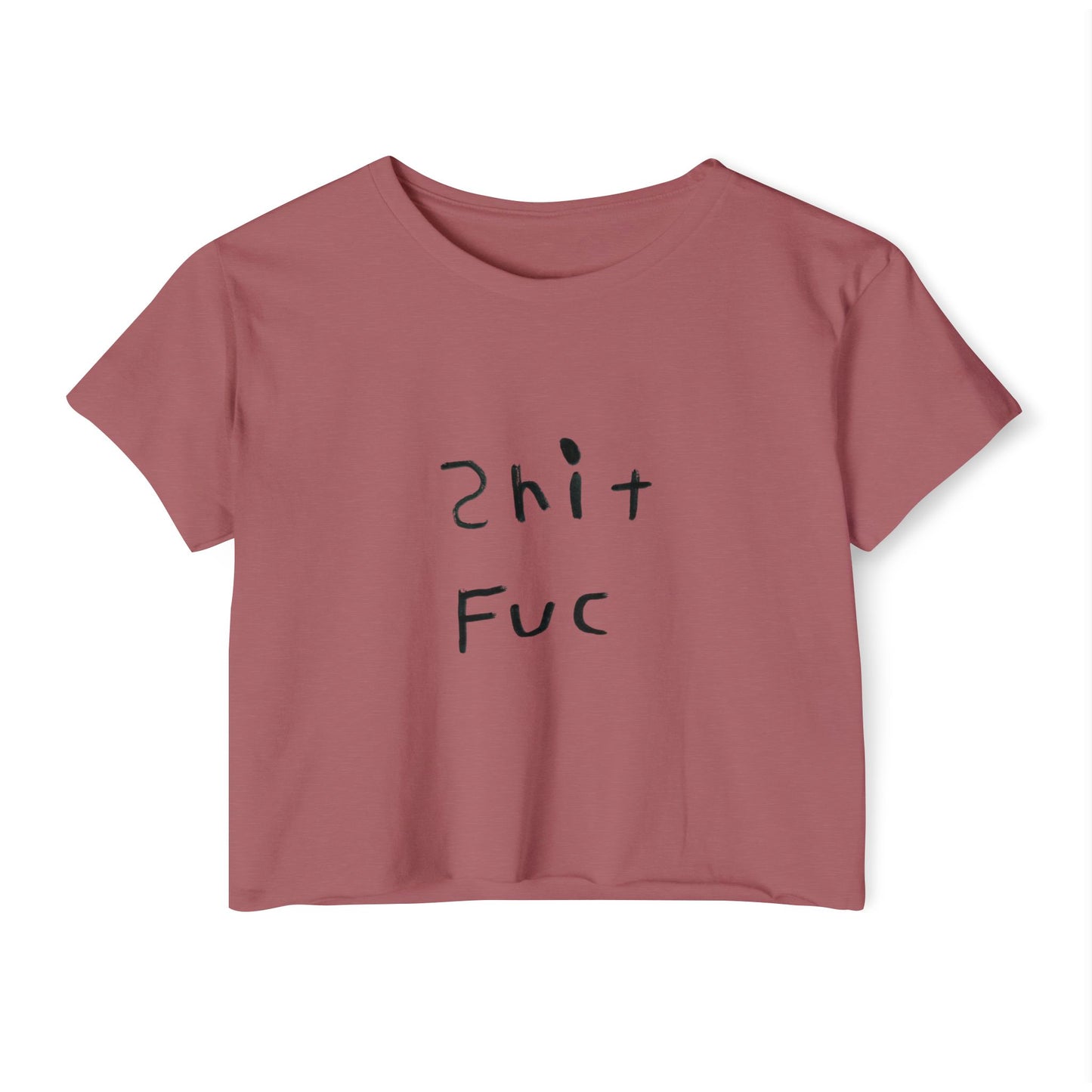 Shit Fuc Women's Festival Crop Top