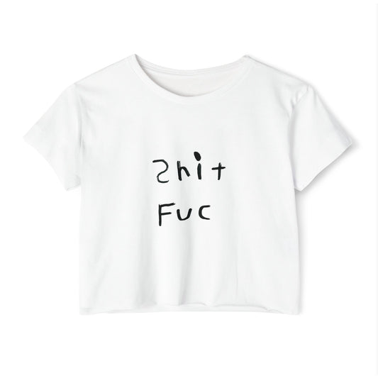 Shit Fuc Women's Festival Crop Top