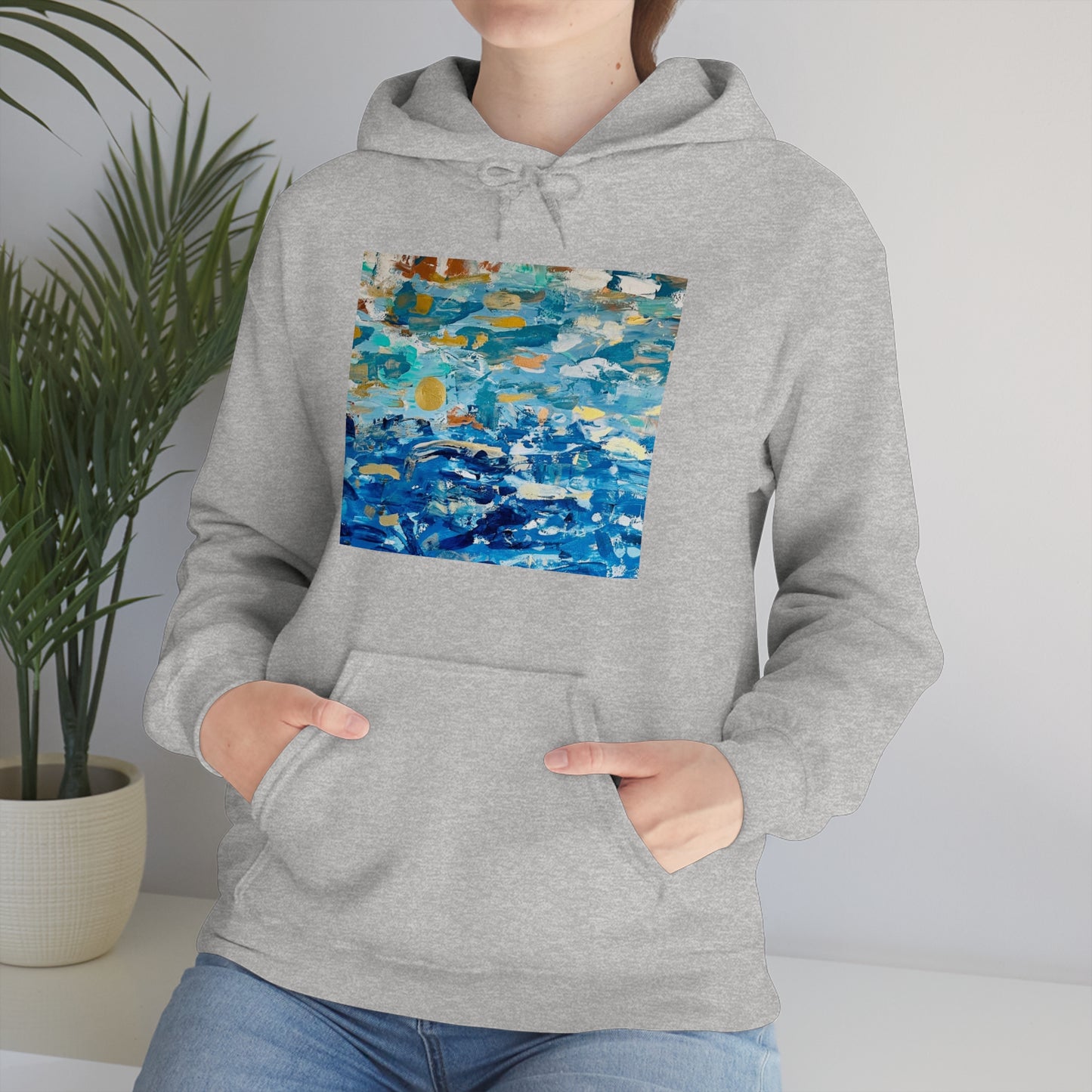 "Blue World" Unisex Heavy Blend Hooded Sweatshirt