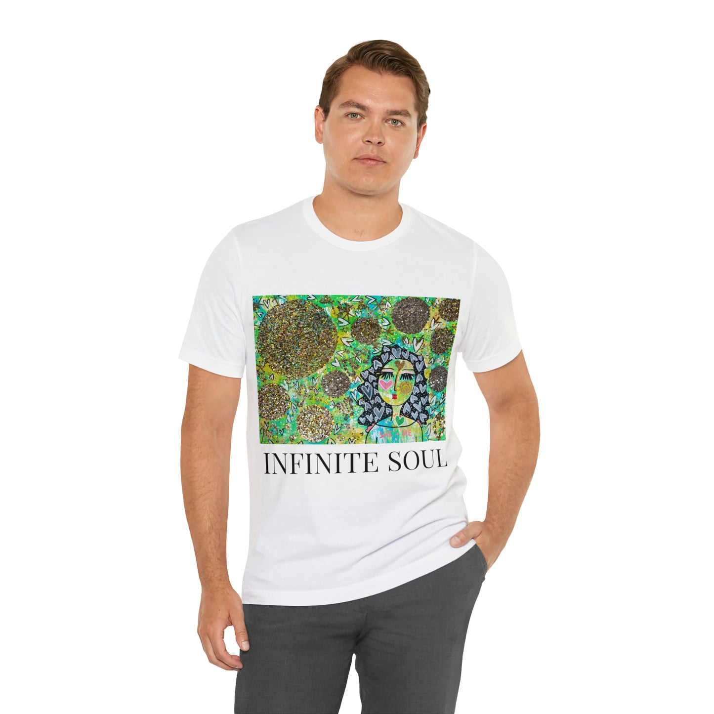 INFINITE SOUL" Unisex Jersey Short Sleeve Tee (AMANDA FEST)