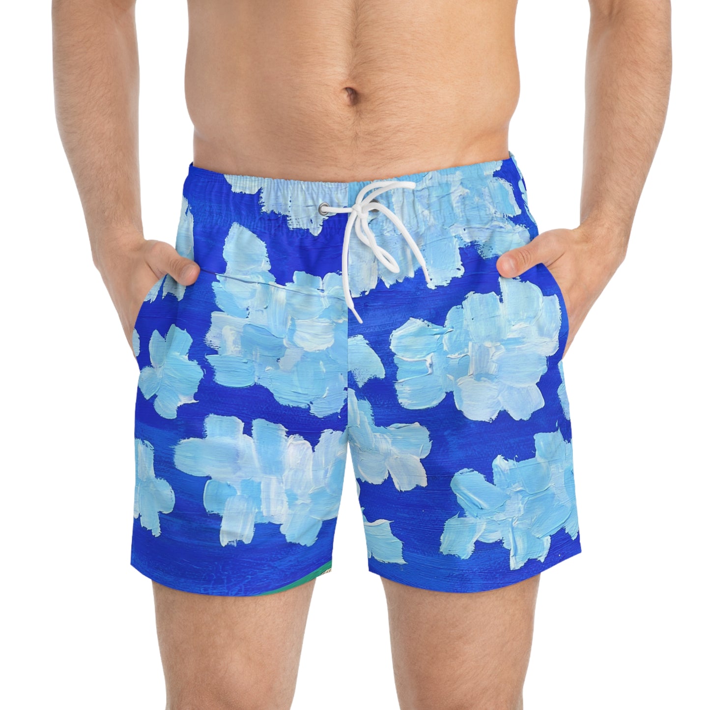 Happy clouds men’s Swim Trunks