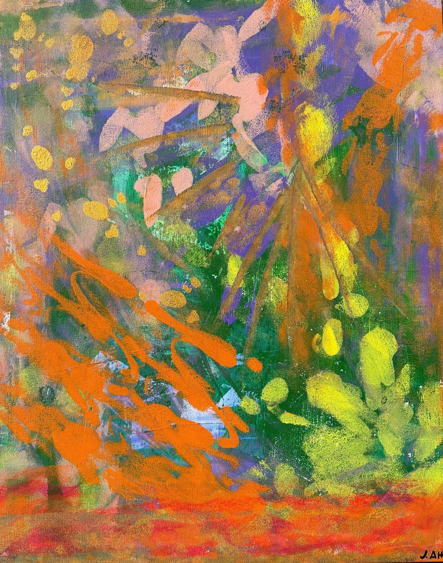 “HEARTBURST” Original Painting on canvas
