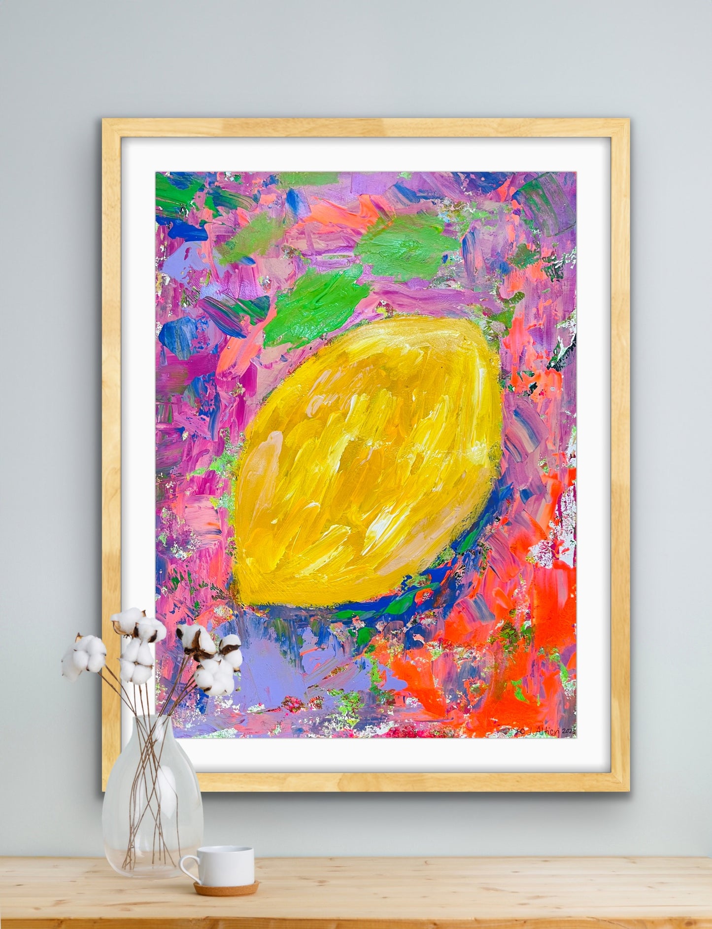 “Italy is the Light at the End of this Tunnel” original acrylic on paper