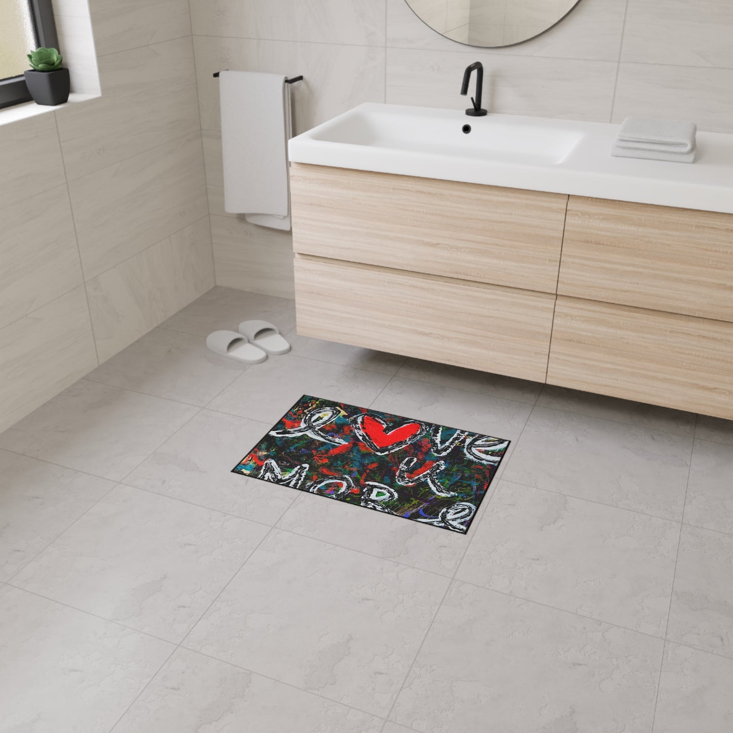 I LOVE YOU MORE 3Heavy Duty Floor Mat