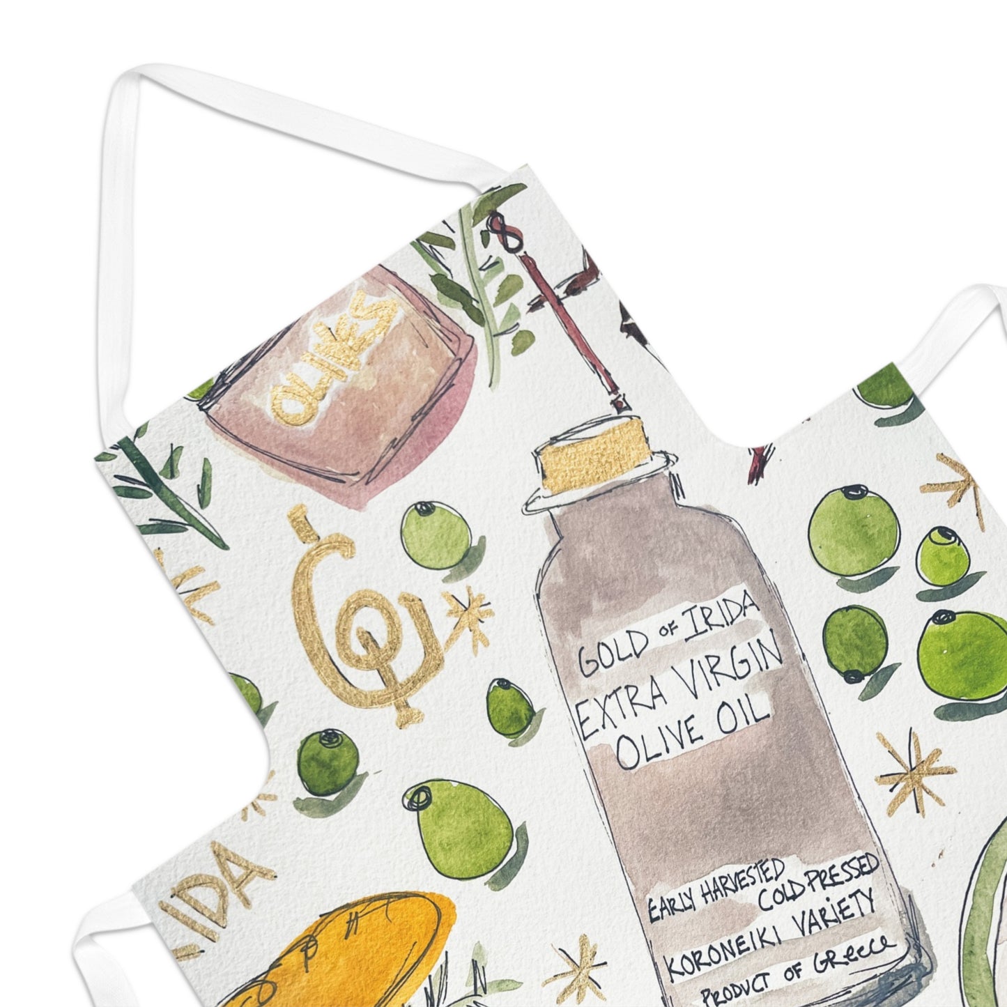 Gold of Irida Kitchen Apron