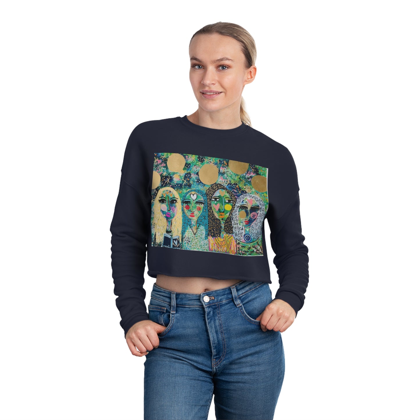 "THE WITCHES" Women's Cropped Sweatshirt
