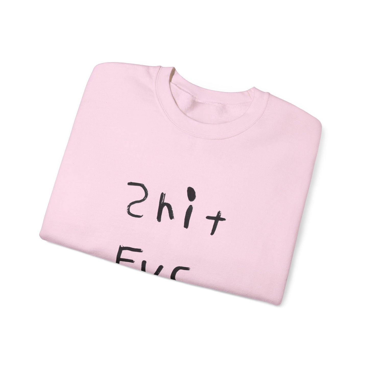 Shit Fuc design by Shep Unisex Heavy Blend™ Crewneck Sweatshirt