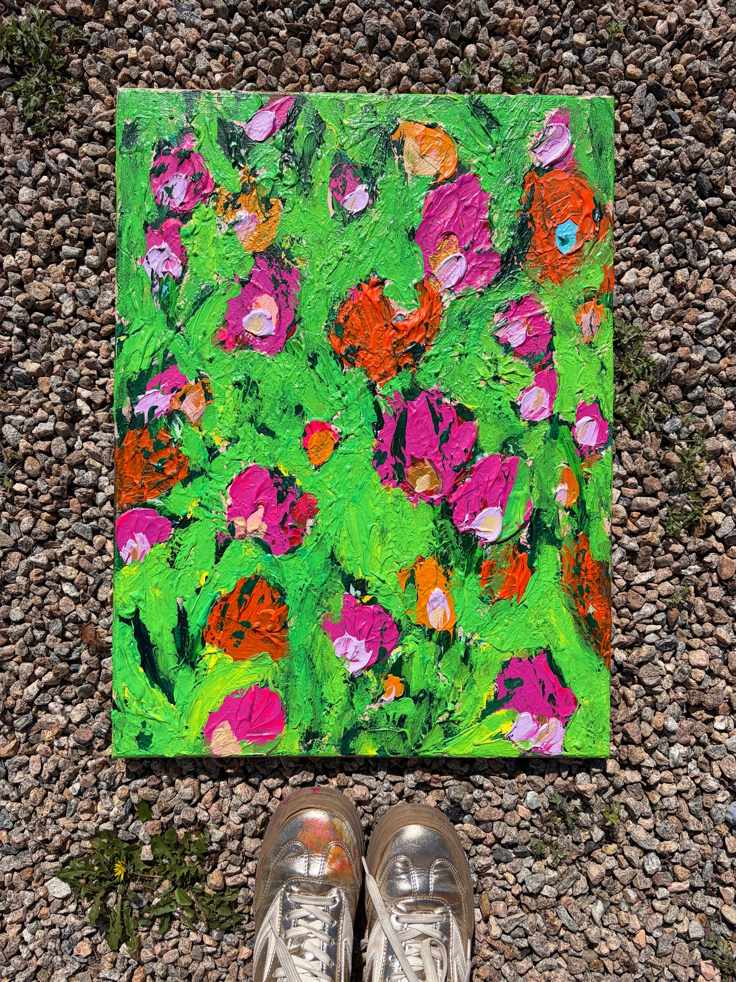 “Flower Dance” Original Painting on canvas