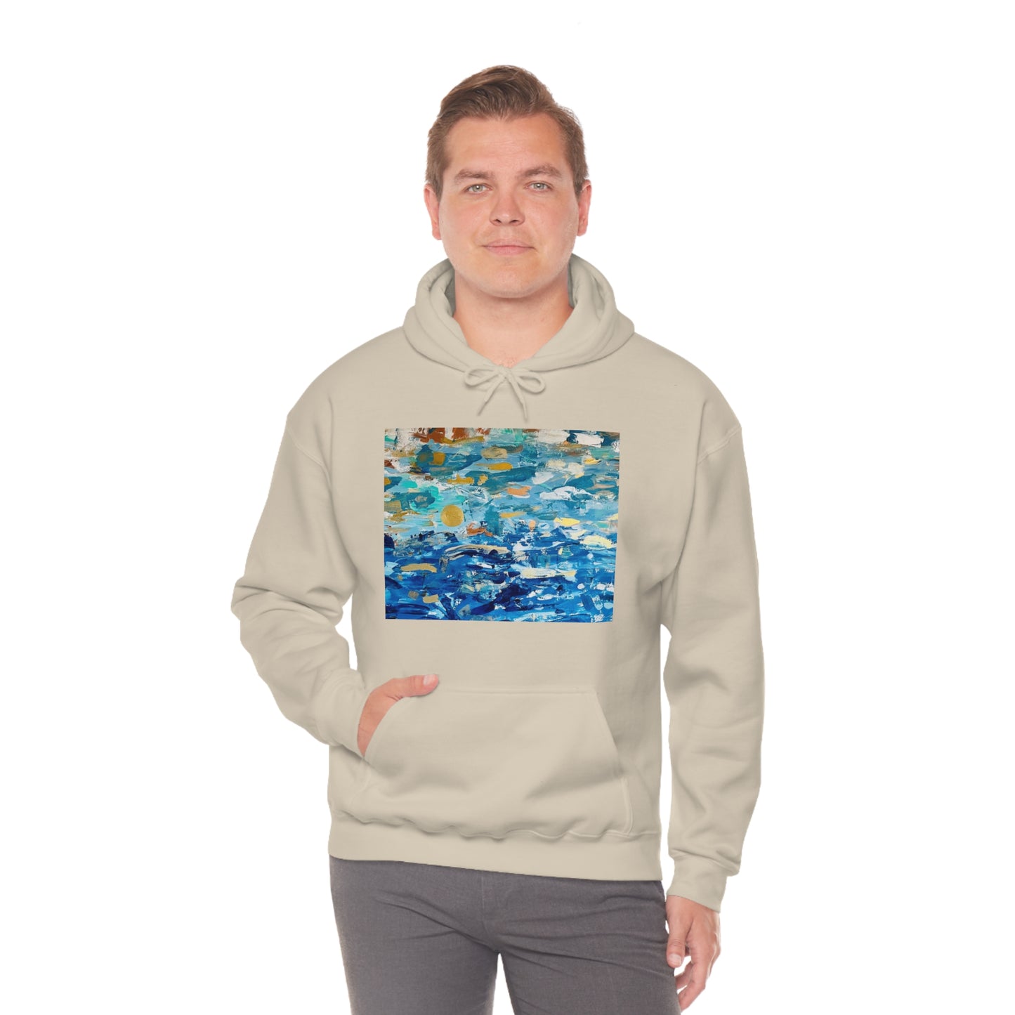 "Blue World" Unisex Heavy Blend Hooded Sweatshirt