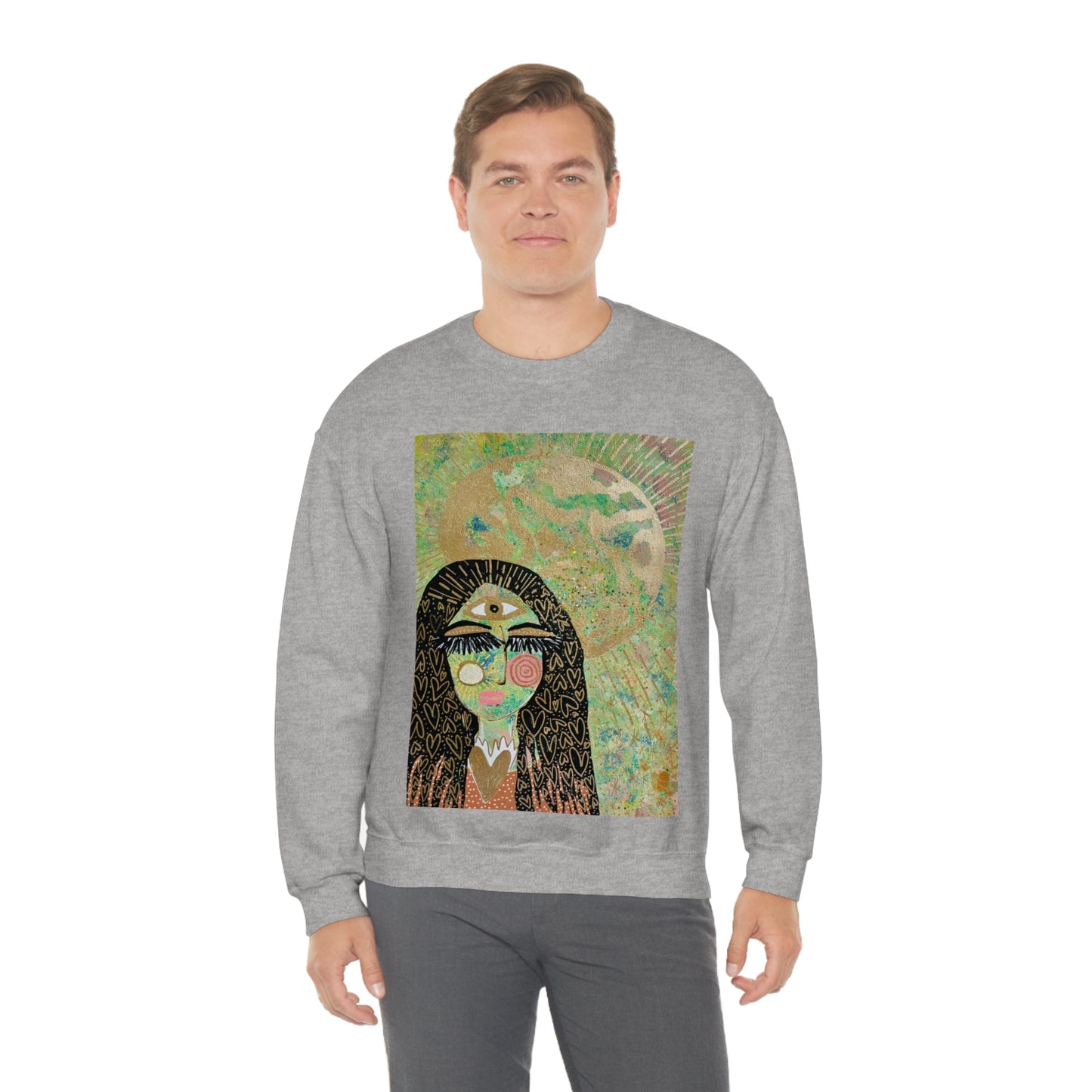 "High Priestess Healer" Unisex Heavy Blend™ Crewneck Sweatshirt