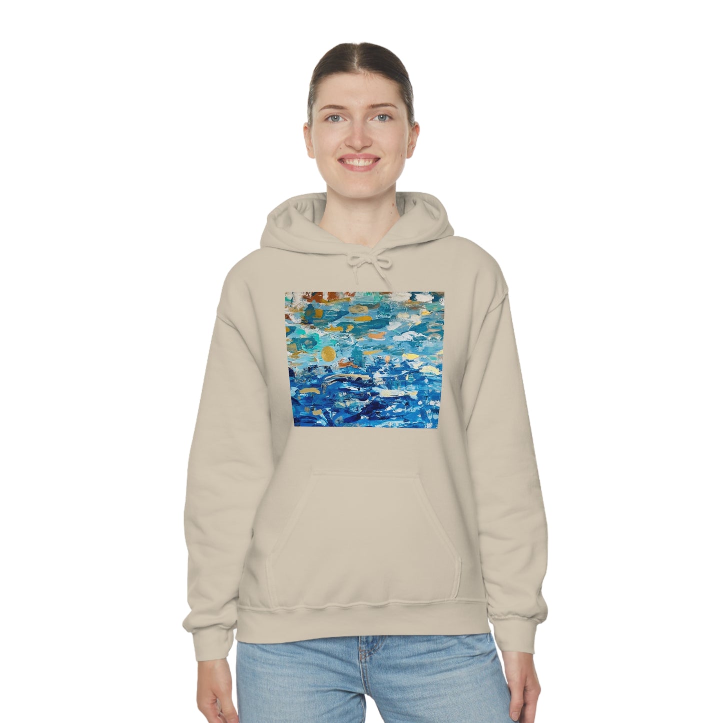 "Blue World" Unisex Heavy Blend Hooded Sweatshirt