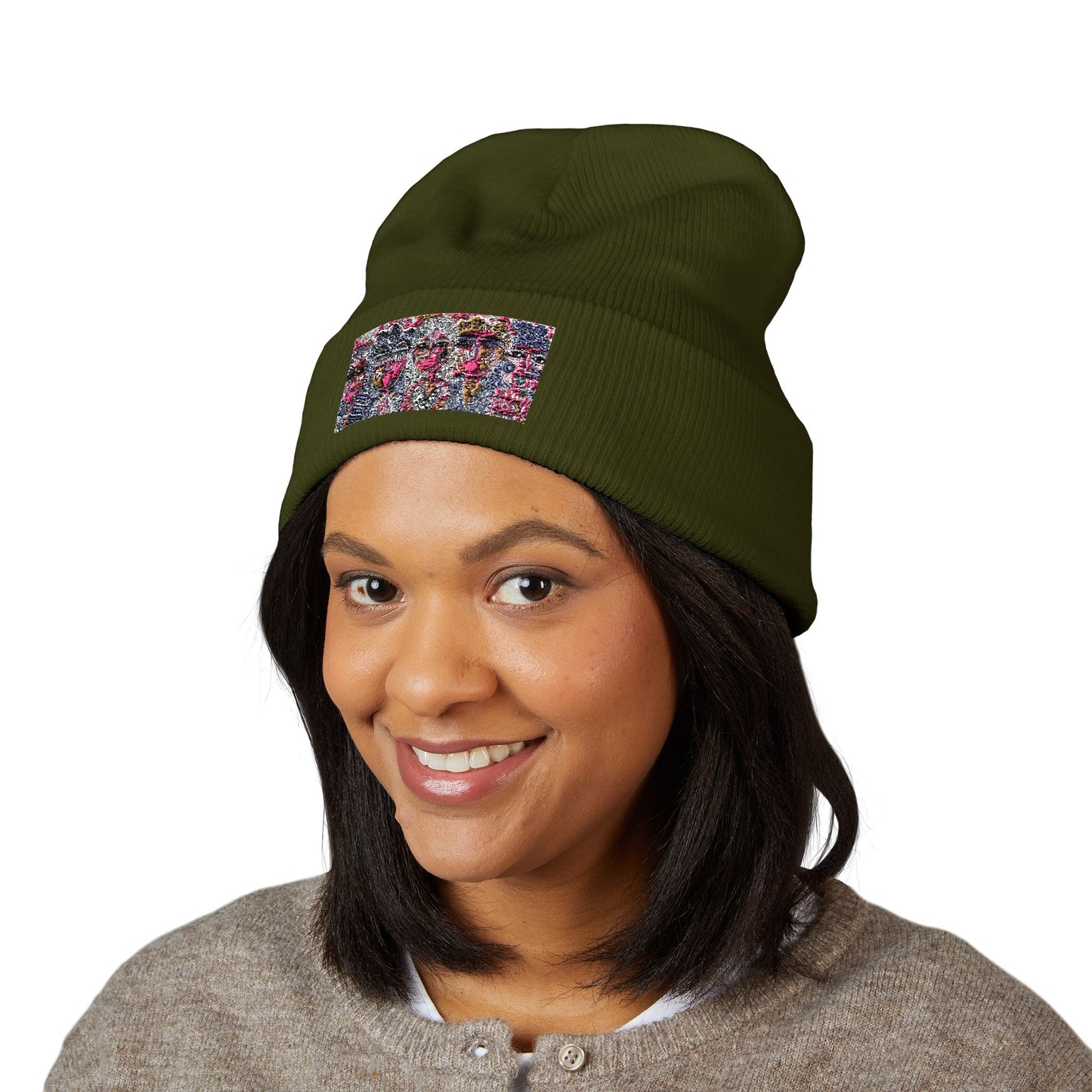 Lysistrata Embroidered Beanie (Lysistrata Art)