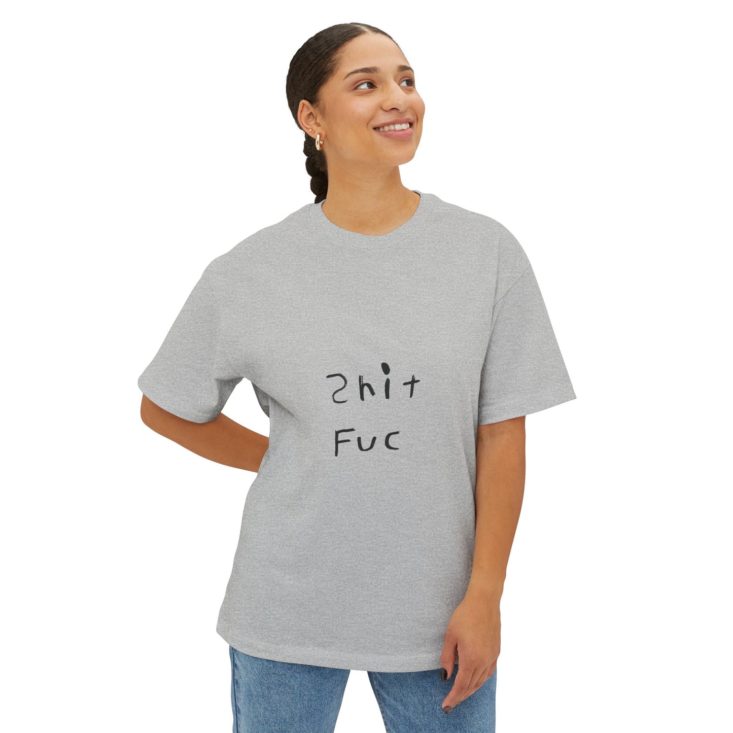 Shep's "Shit Fuc" Unisex Oversized Boxy Tee