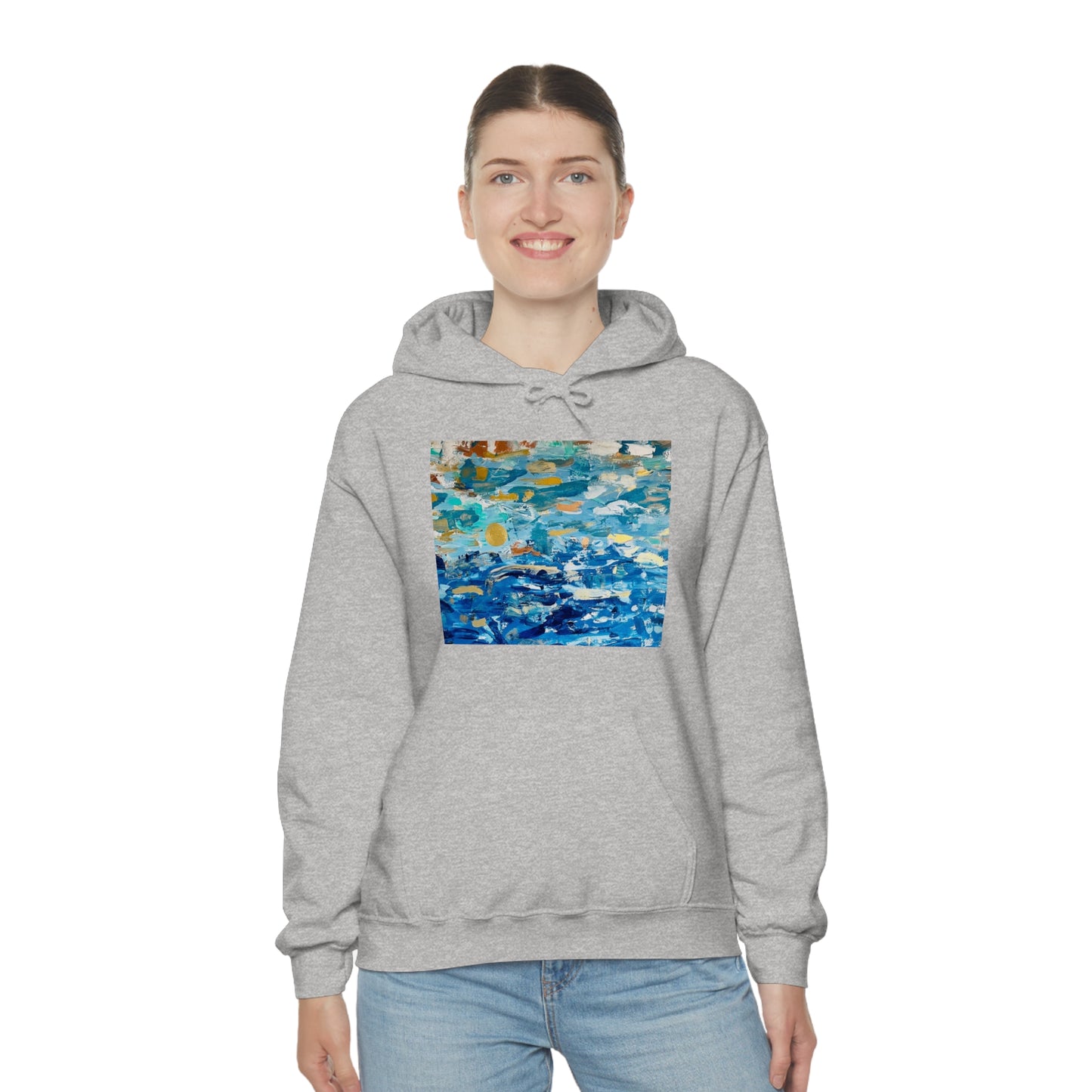 "Blue World" Unisex Heavy Blend Hooded Sweatshirt