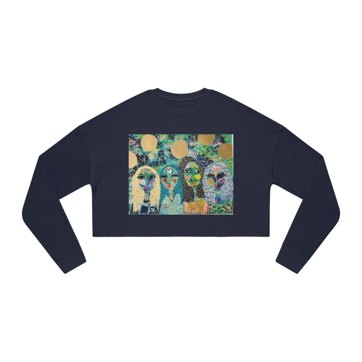 "THE WITCHES" Women's Cropped Sweatshirt