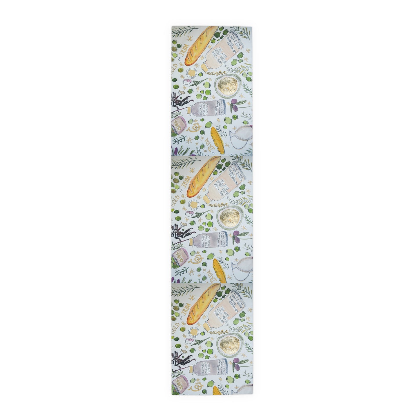 "Gold of Irida" inspired Full Table Runner (Cotton, Poly)