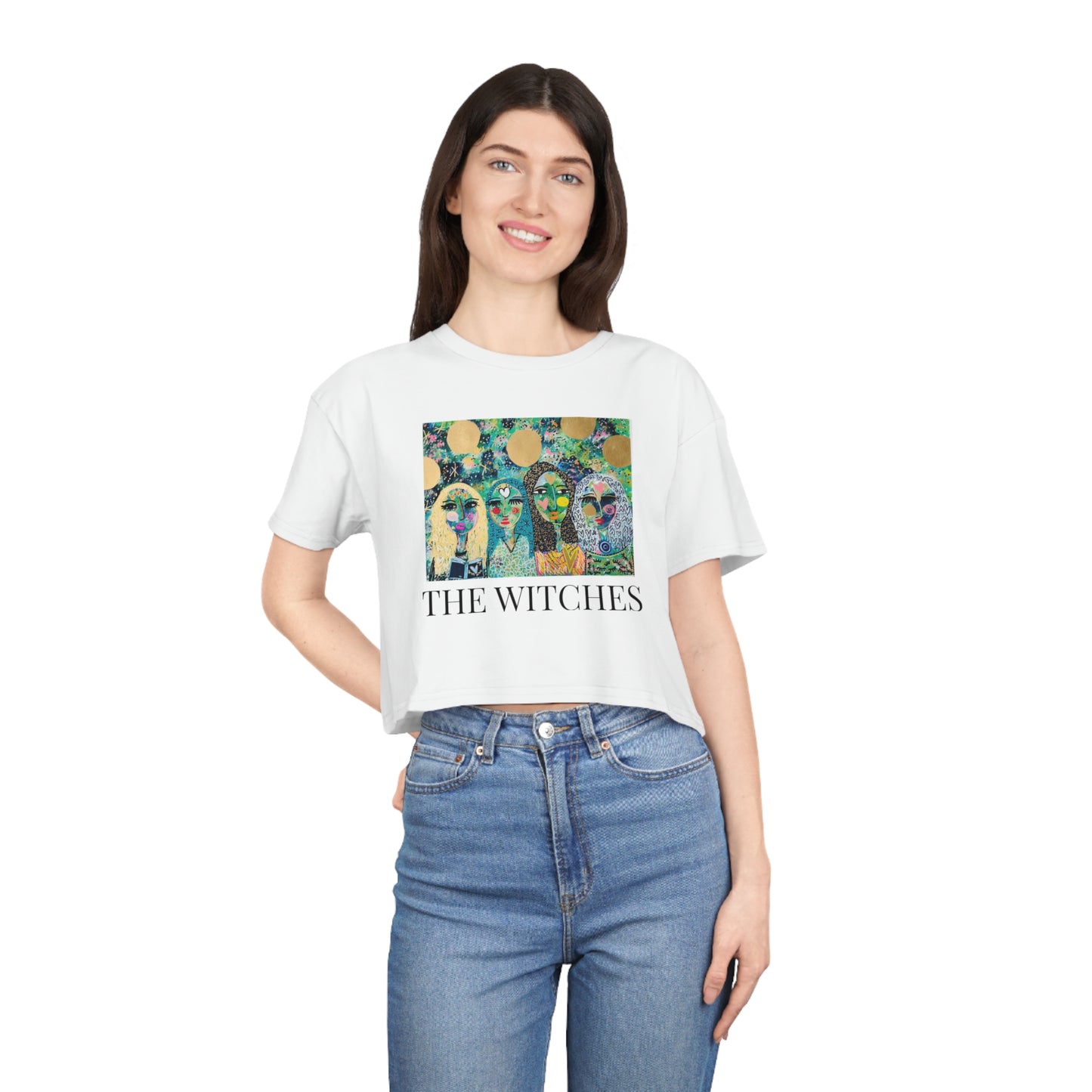 "THE WITCHES" Women's Crop Tee