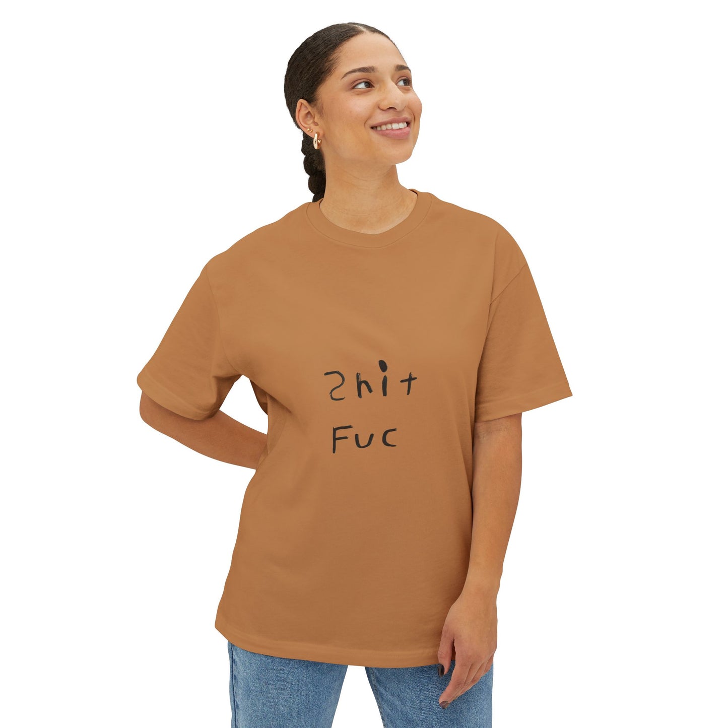 Shep's "Shit Fuc" Unisex Oversized Boxy Tee