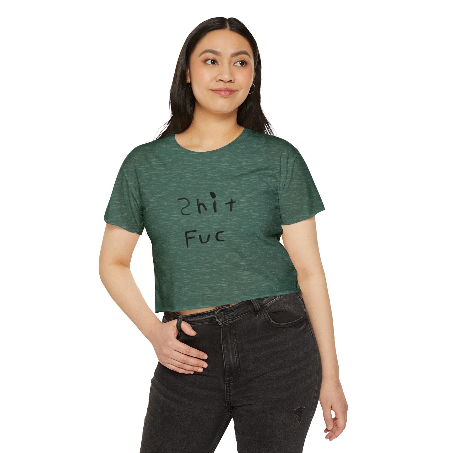 Shit Fuc Women's Festival Crop Top