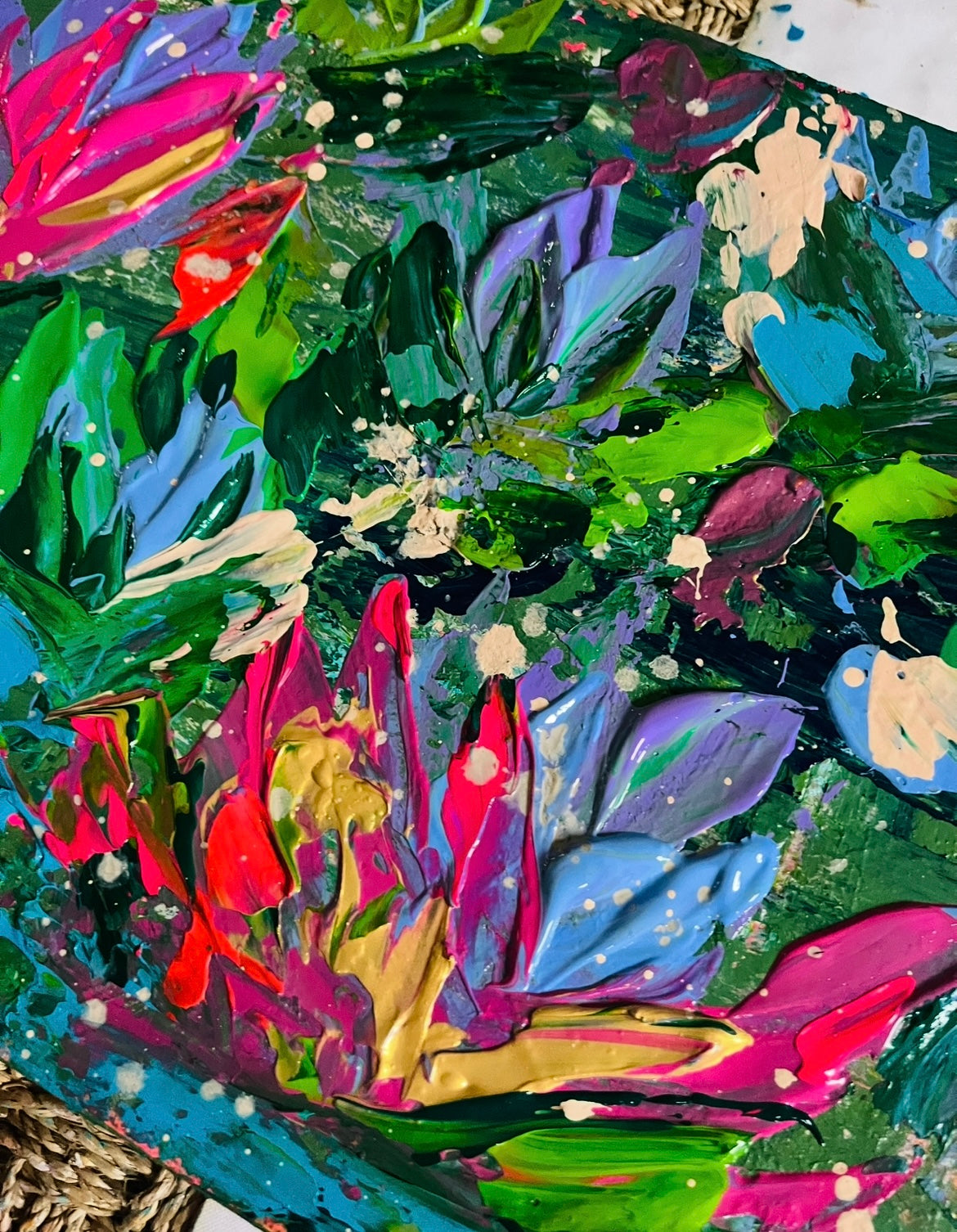 “Gather” Original painting on gallery wrapped canvas